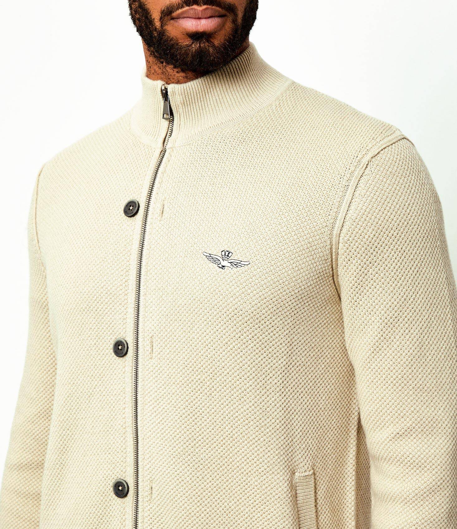 Aeronautica Militare Pulover | Regular Fit cu adaos de lână