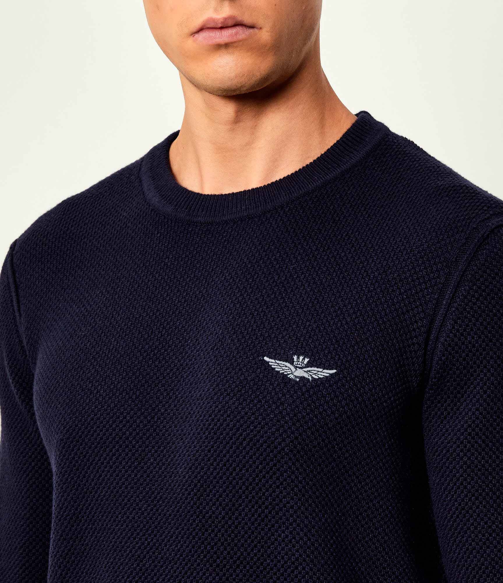 Aeronautica Militare Pulover | Regular Fit cu adaos de lână