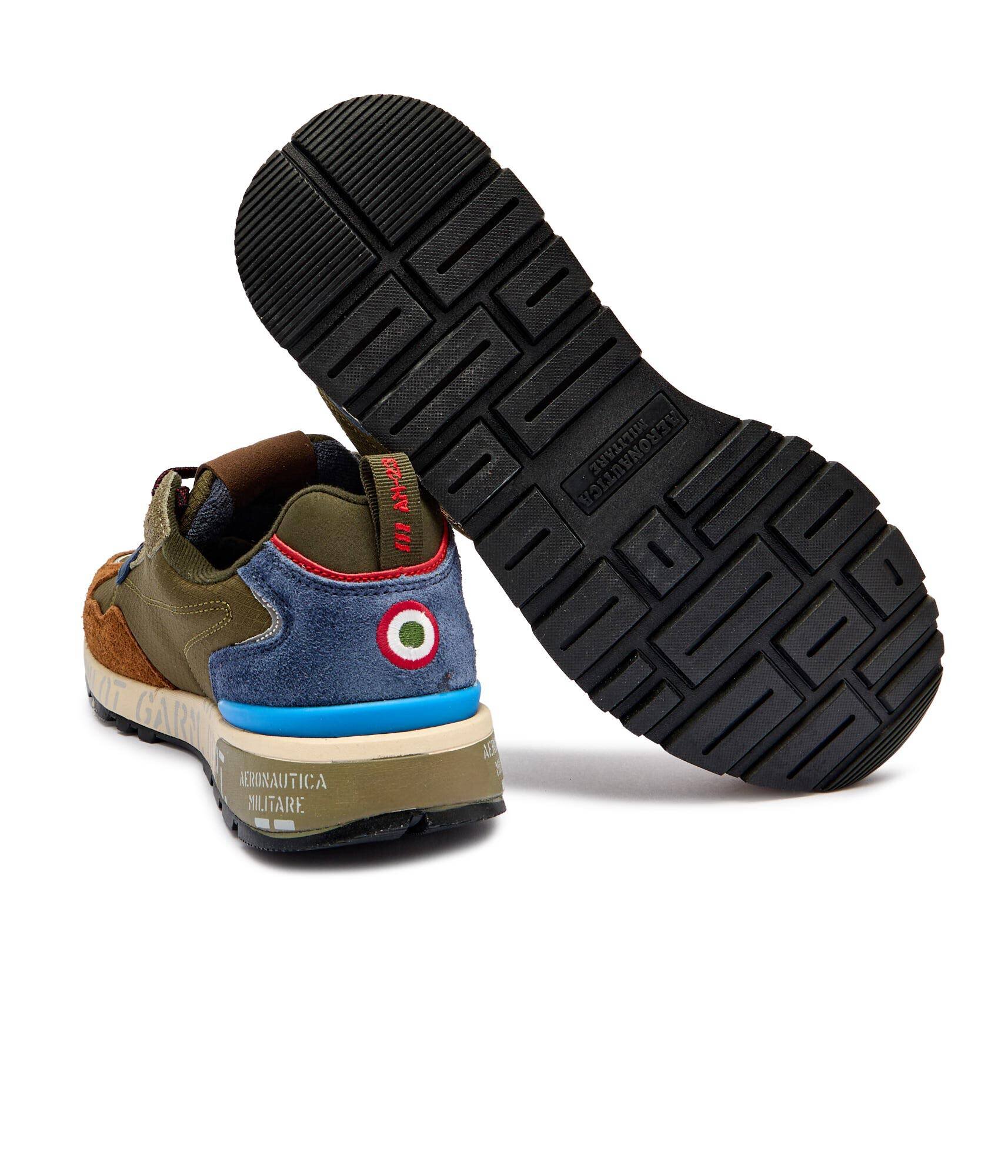 Aeronautica Militare Sneakers cu adaos de piele