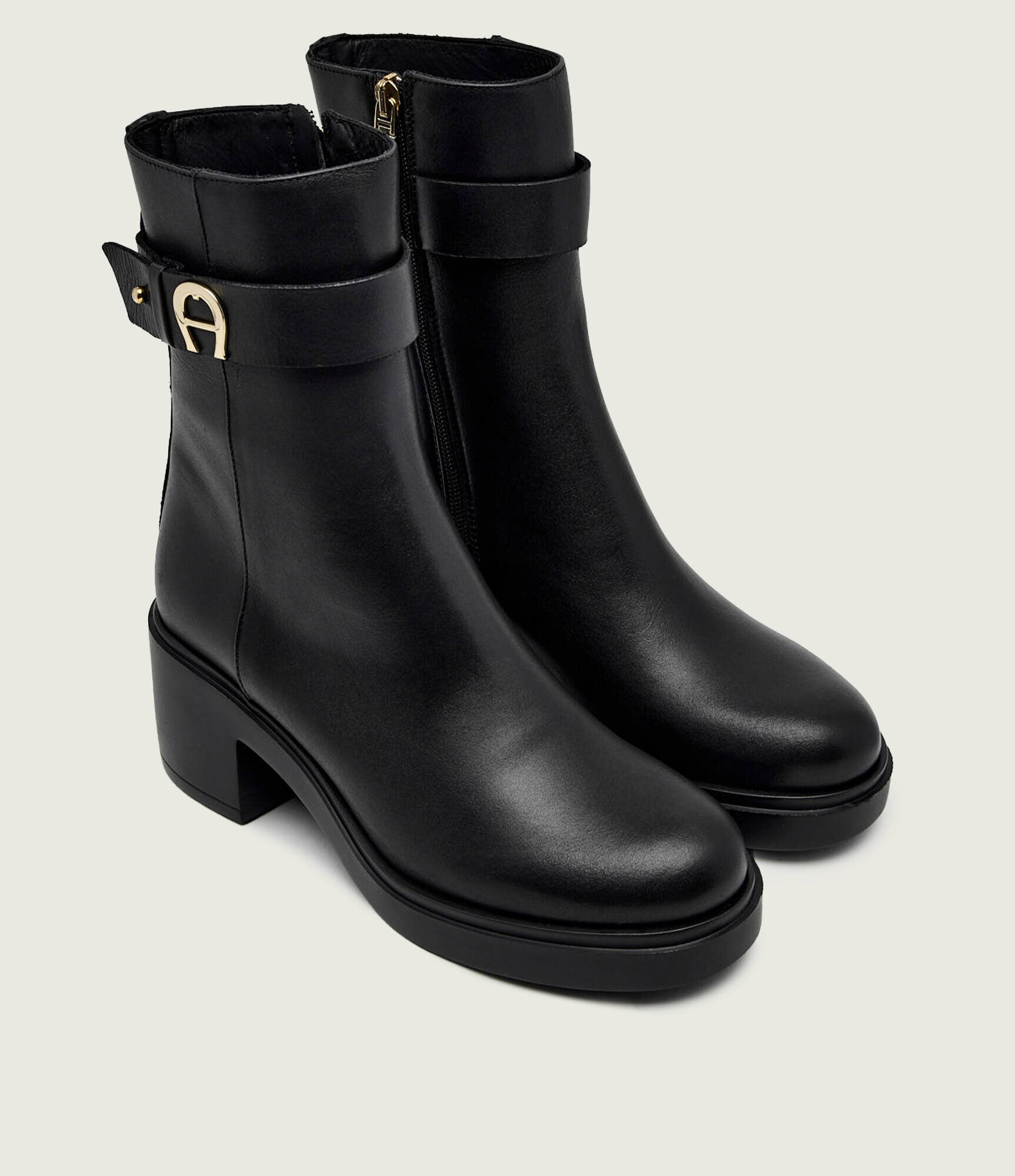 Aigner De piele botine cu toc NORA 2A