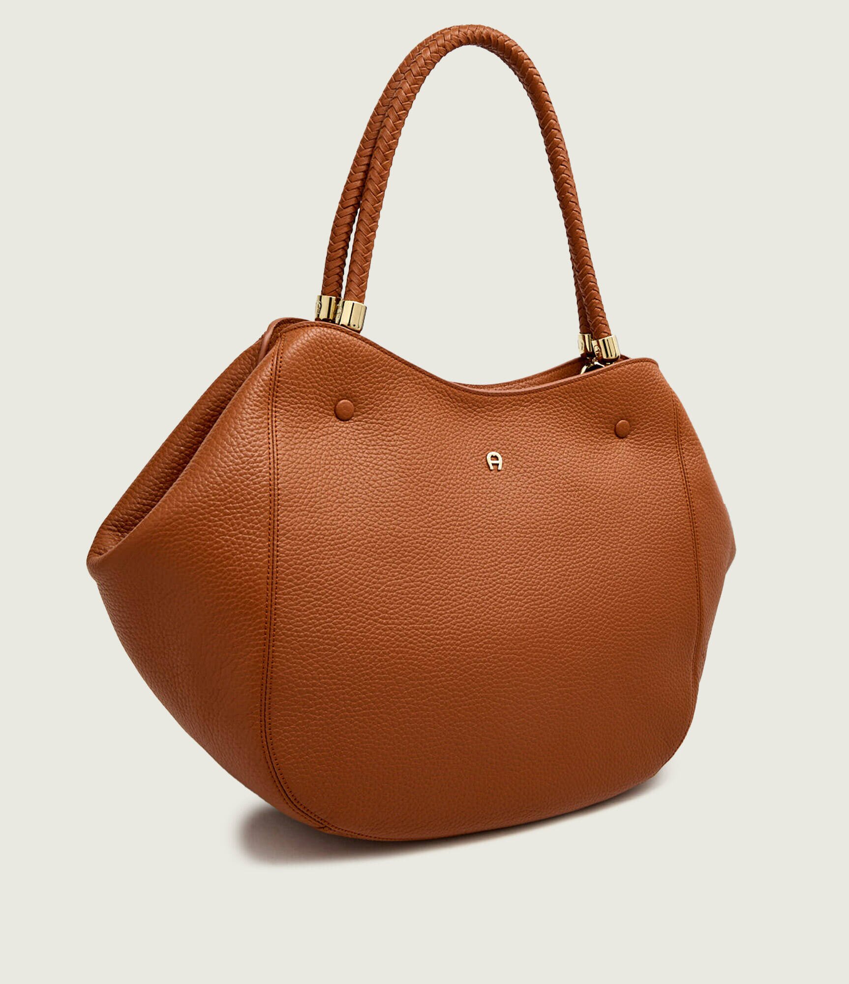 Aigner De piele geantă shopper CARRÉ SOFT