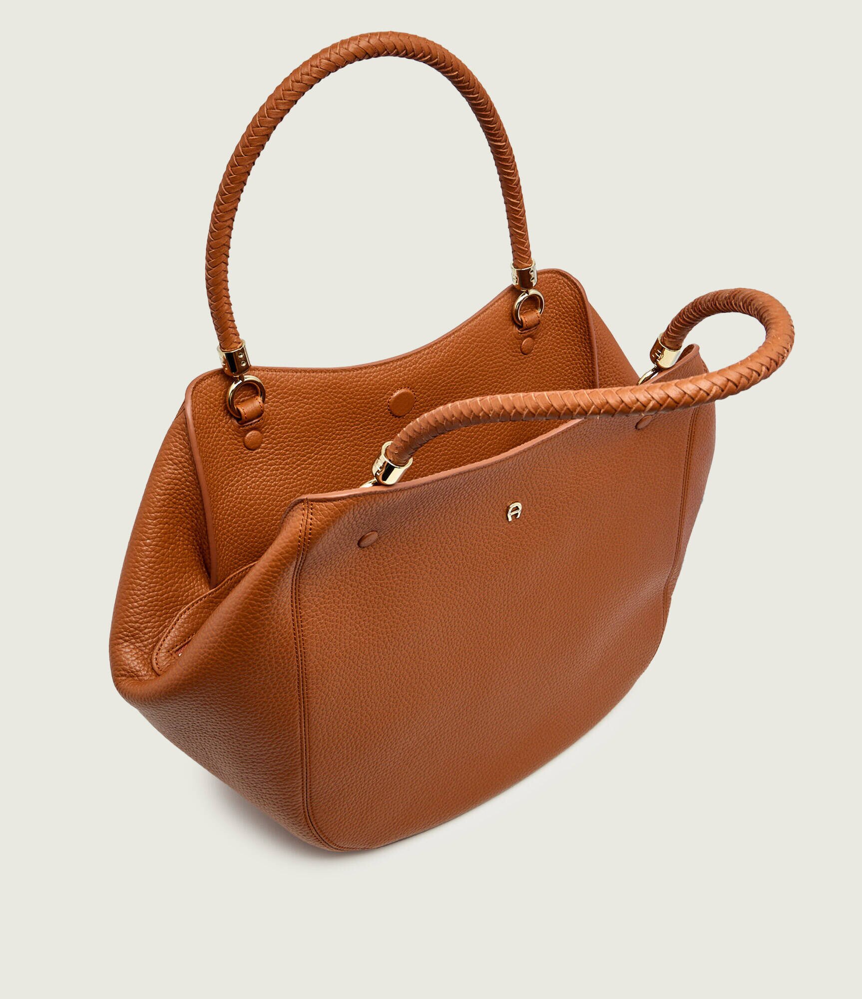 Aigner De piele geantă shopper CARRÉ SOFT