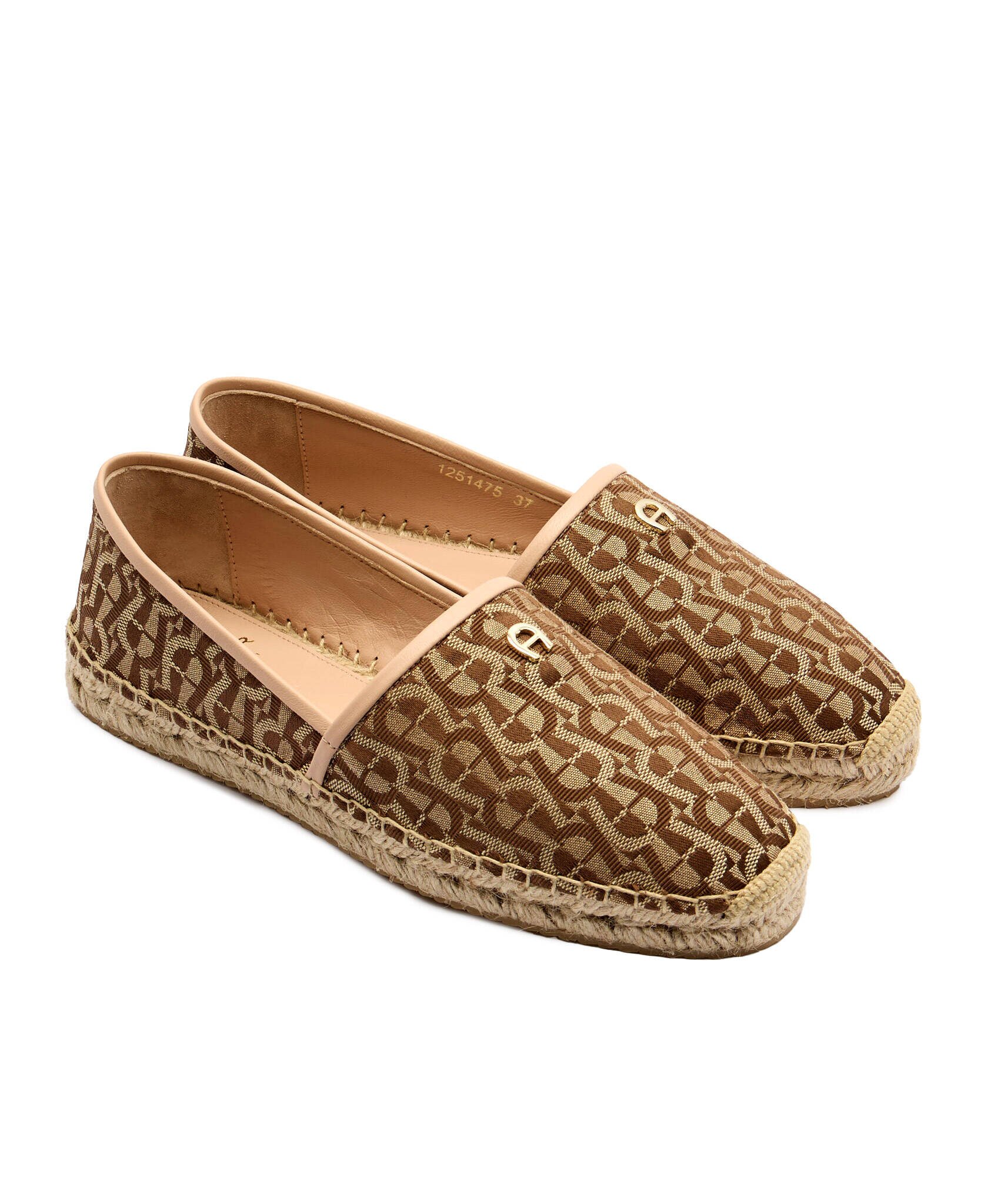Aigner Espadrile Ines 1B cu adaos de piele