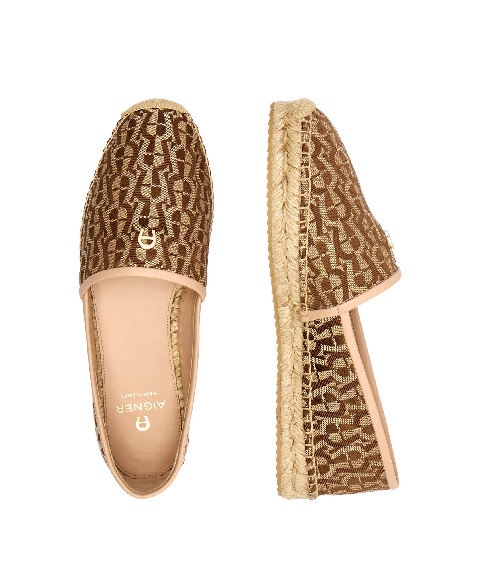 Aigner Espadrile Ines 1B cu adaos de piele