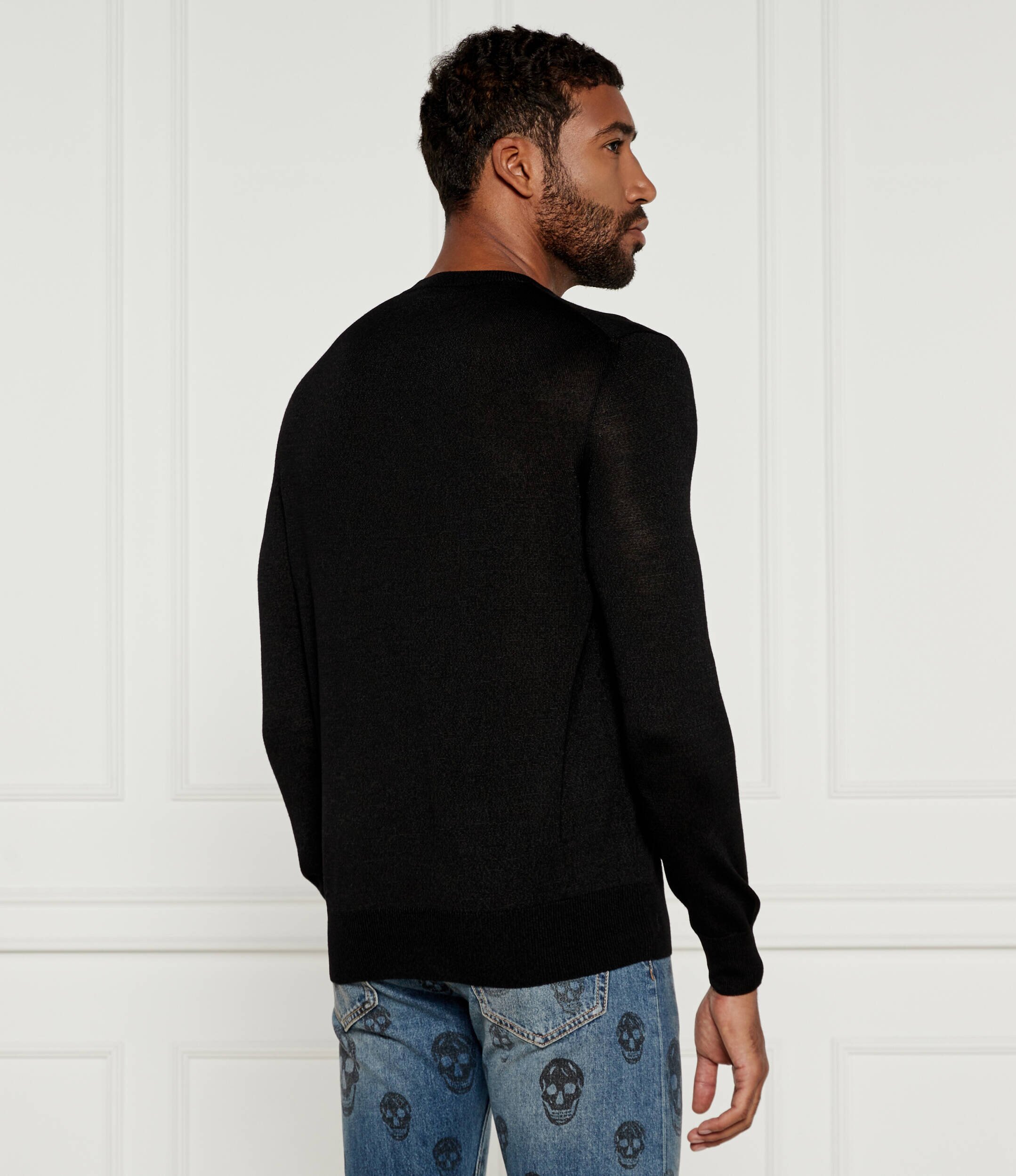 Alexander McQueen De lână pulover JUMPER | Regular Fit