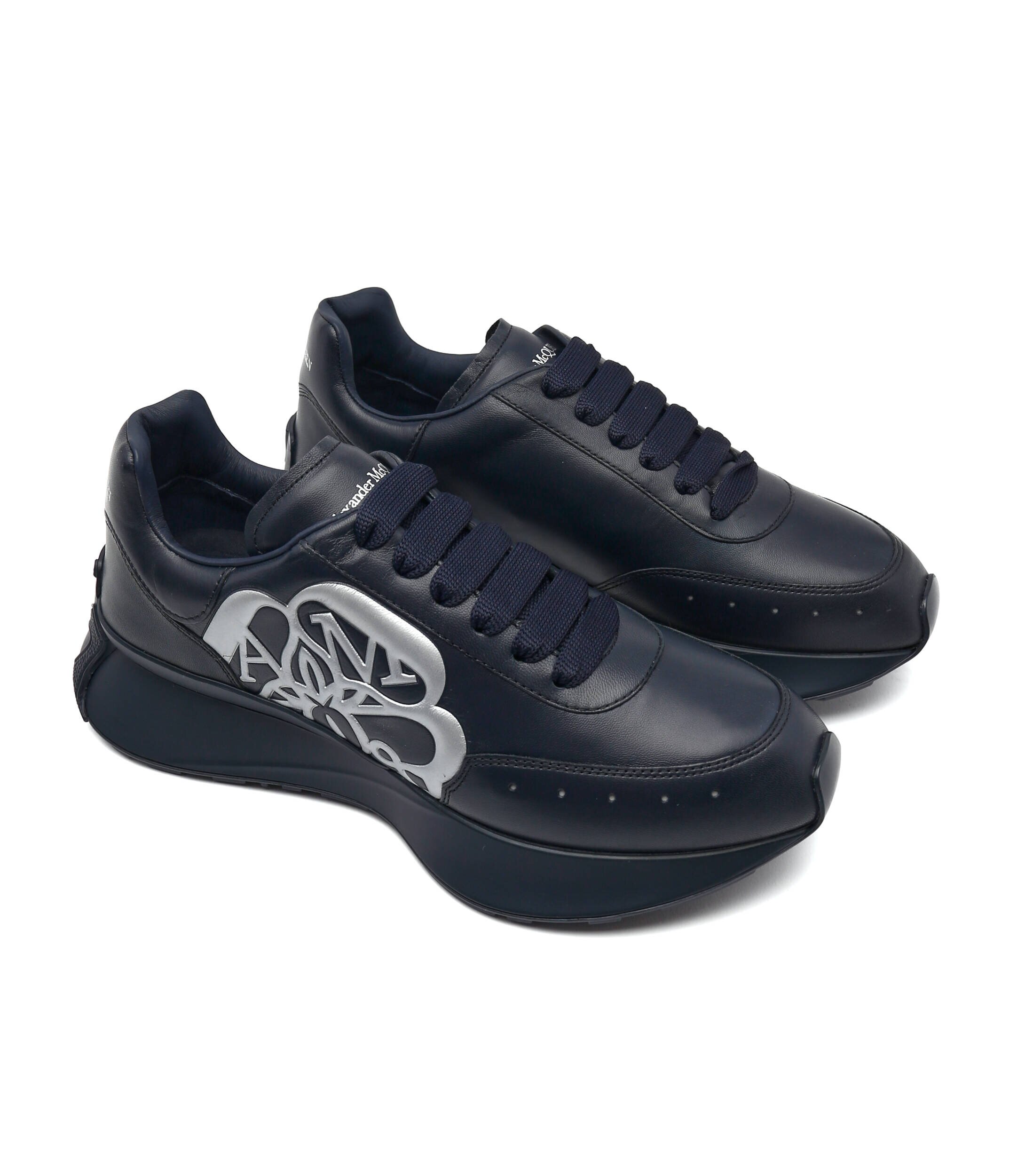 Alexander McQueen De piele sneakers SPITINT