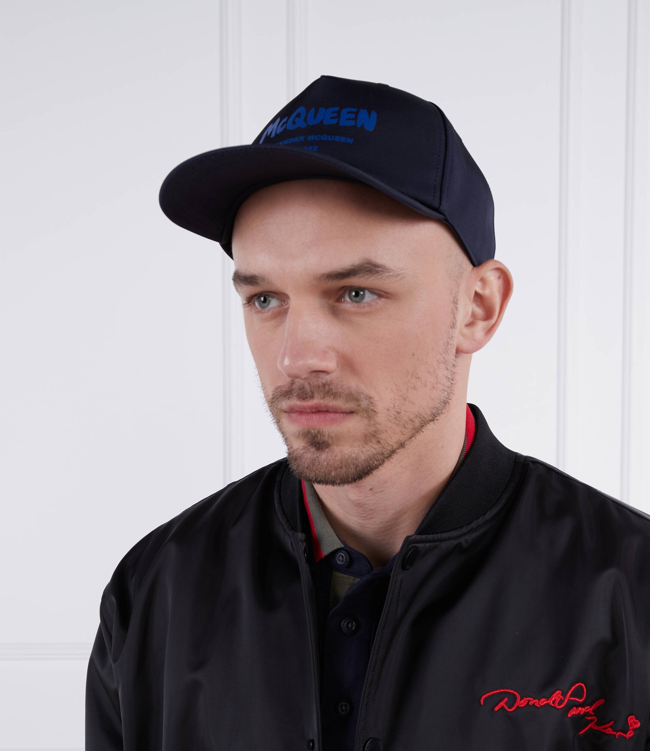 Alexander McQueen Șapcă baseball TONAL GRAFFITI
