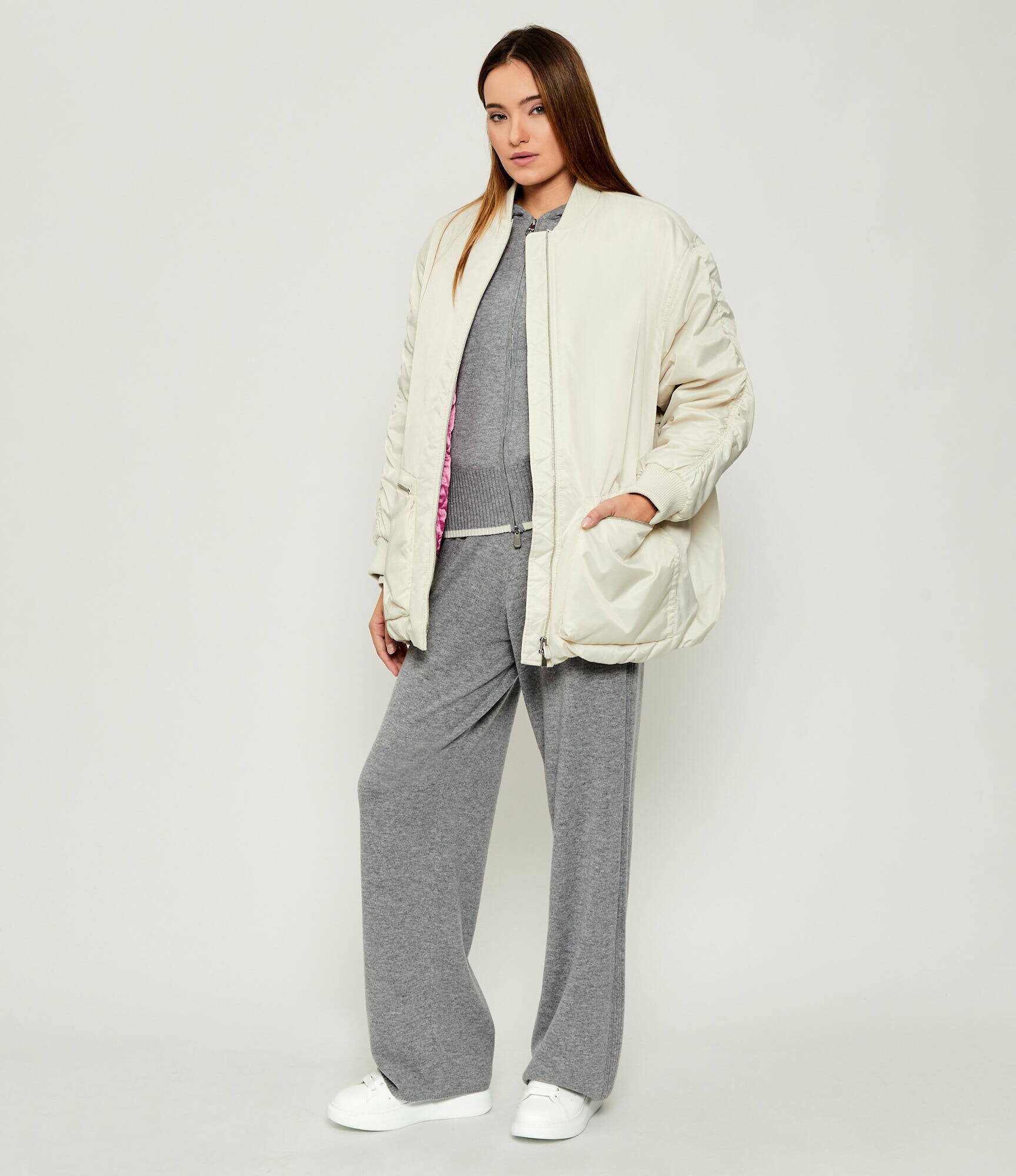 Alexander McQueen Teniși din piele | shearling