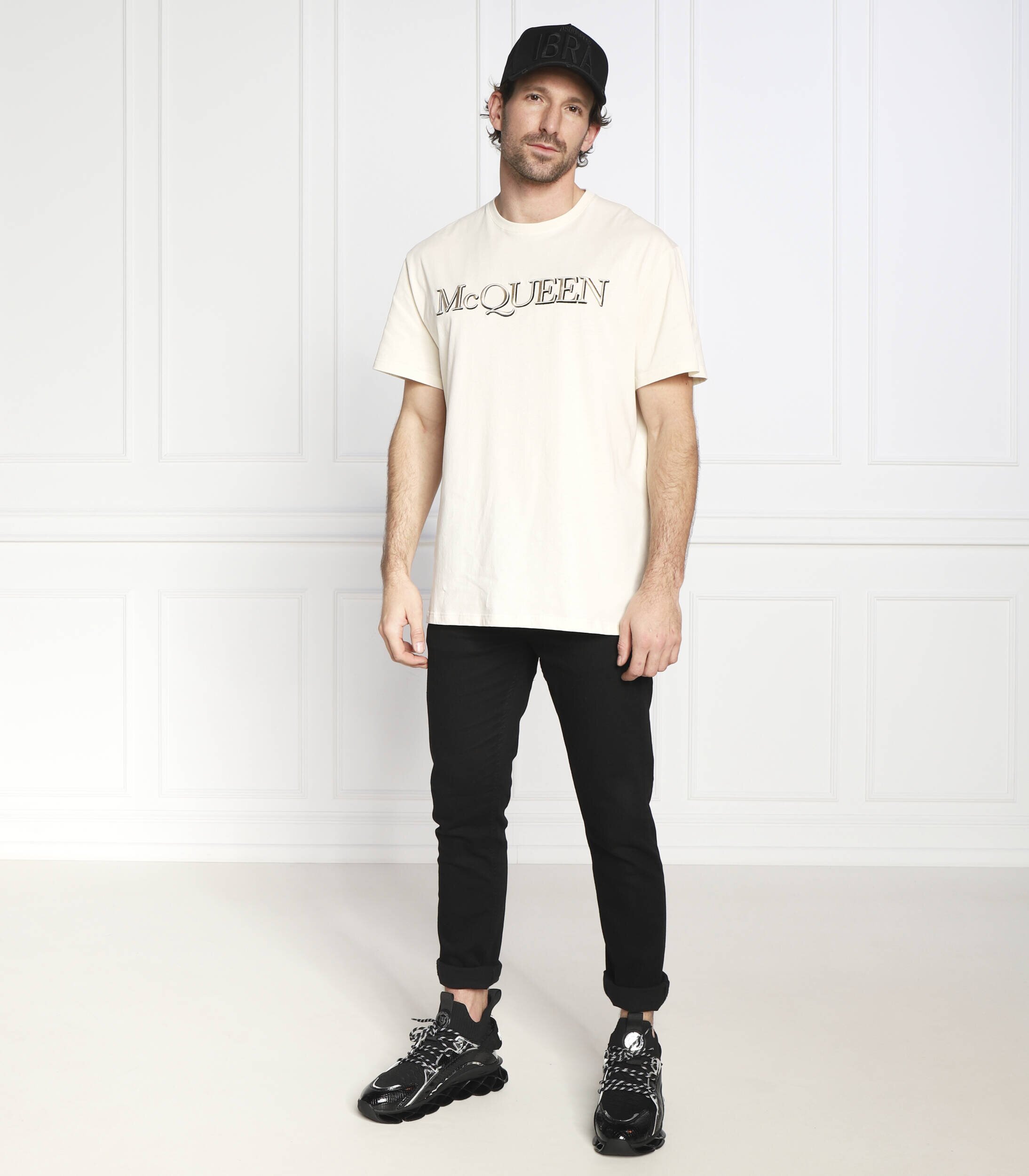 Alexander McQueen Tricou LOGO EMB | Regular Fit