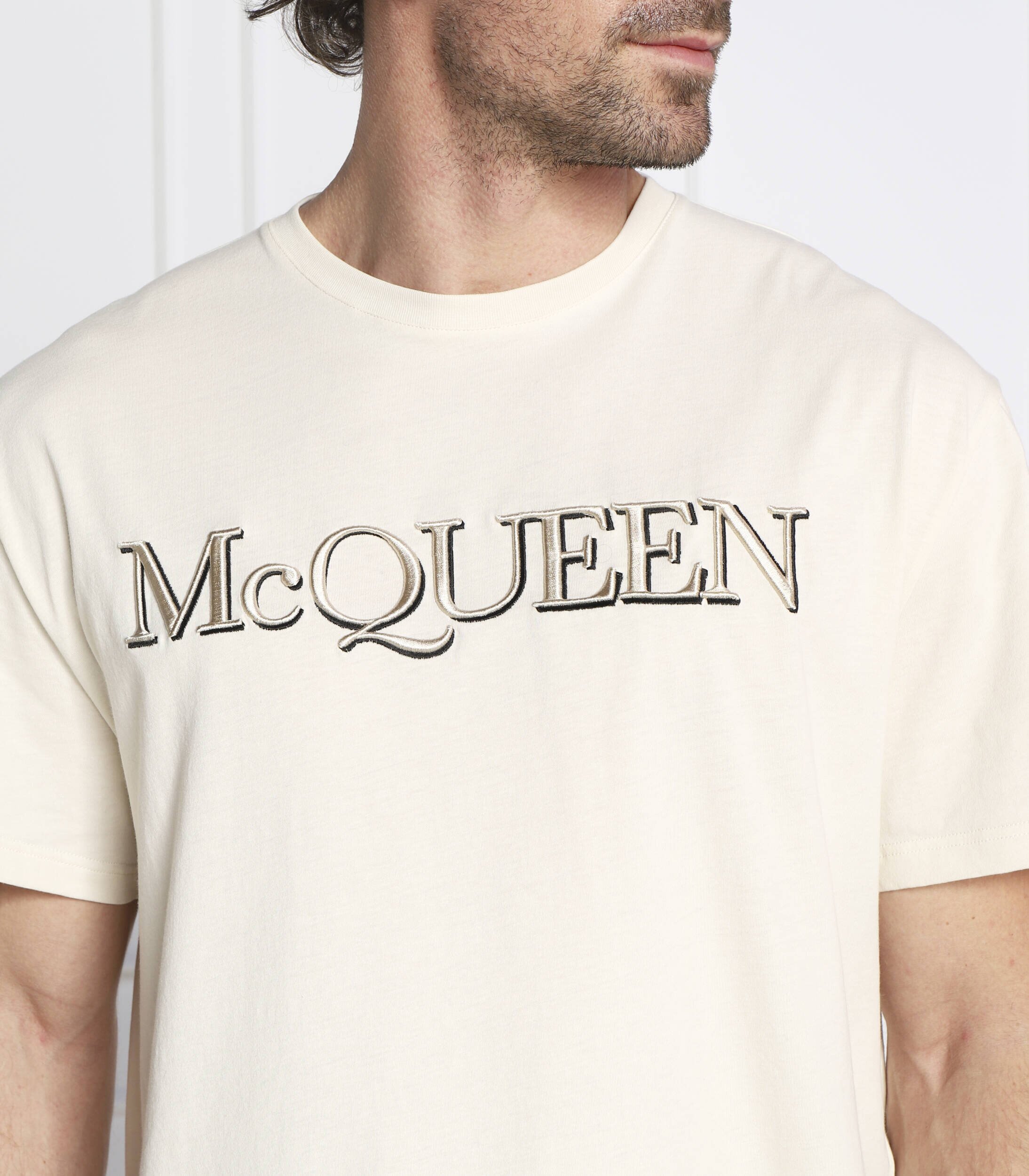 Alexander McQueen Tricou LOGO EMB | Regular Fit