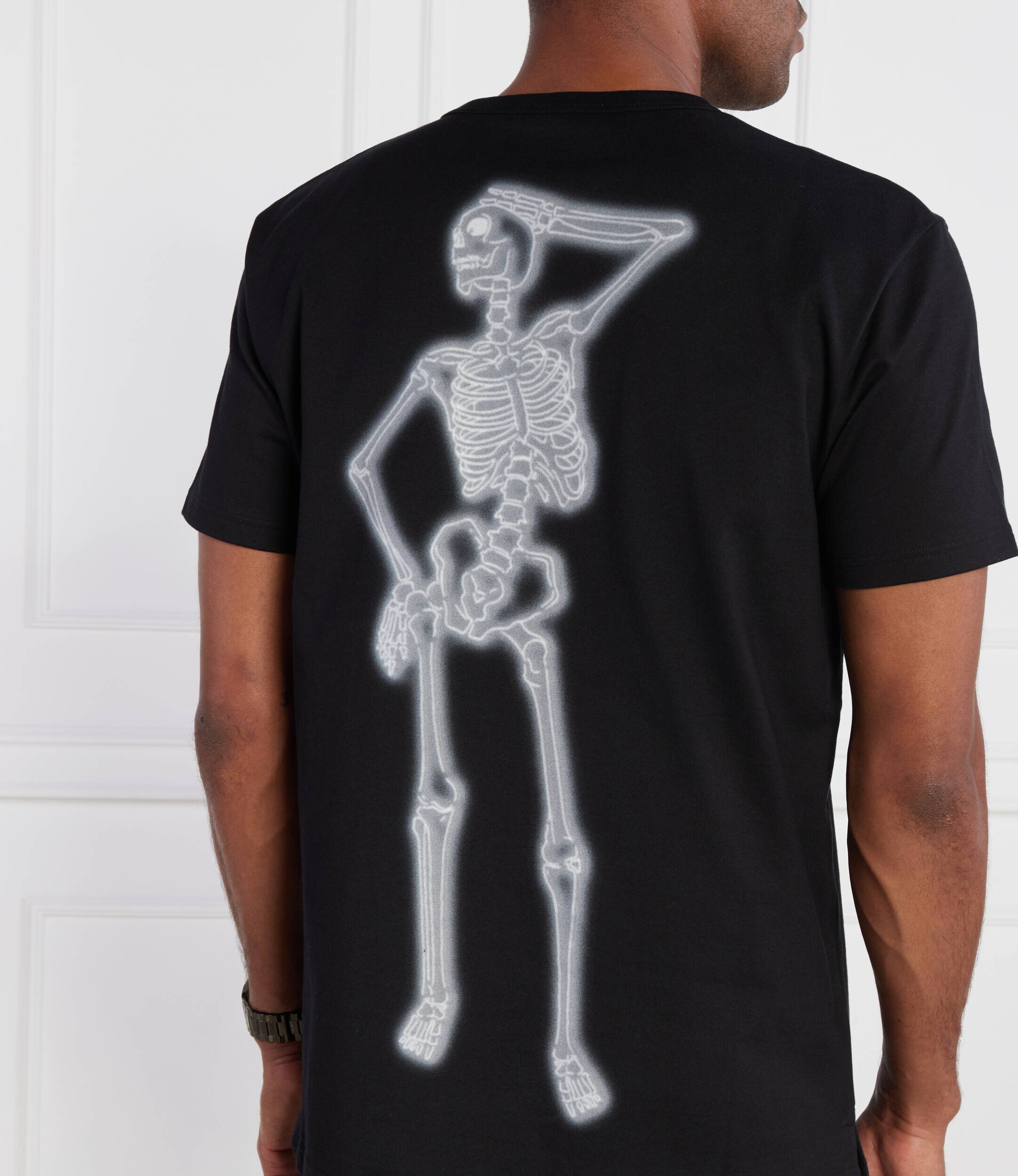 Alexander McQueen Tricou NEON SKEL | Loose fit