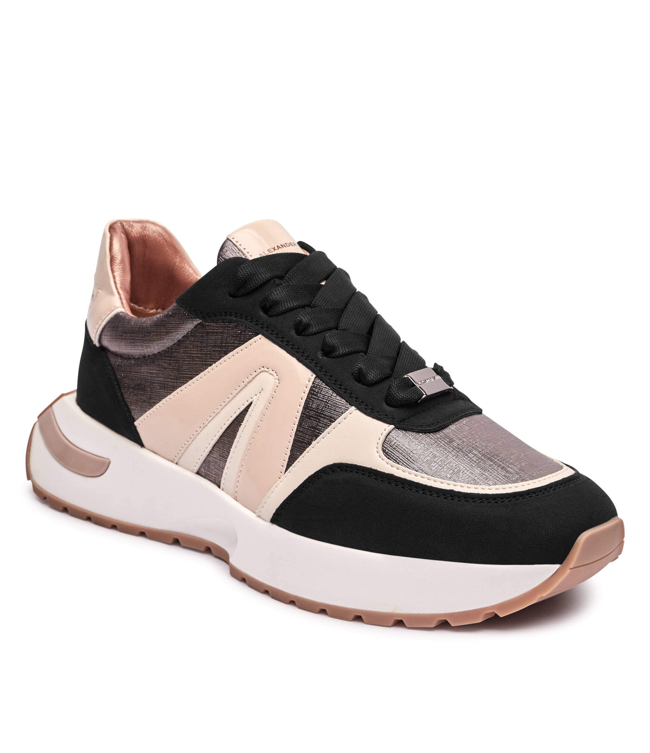 Alexander Smith Sneakers Hyde cu adaos de piele