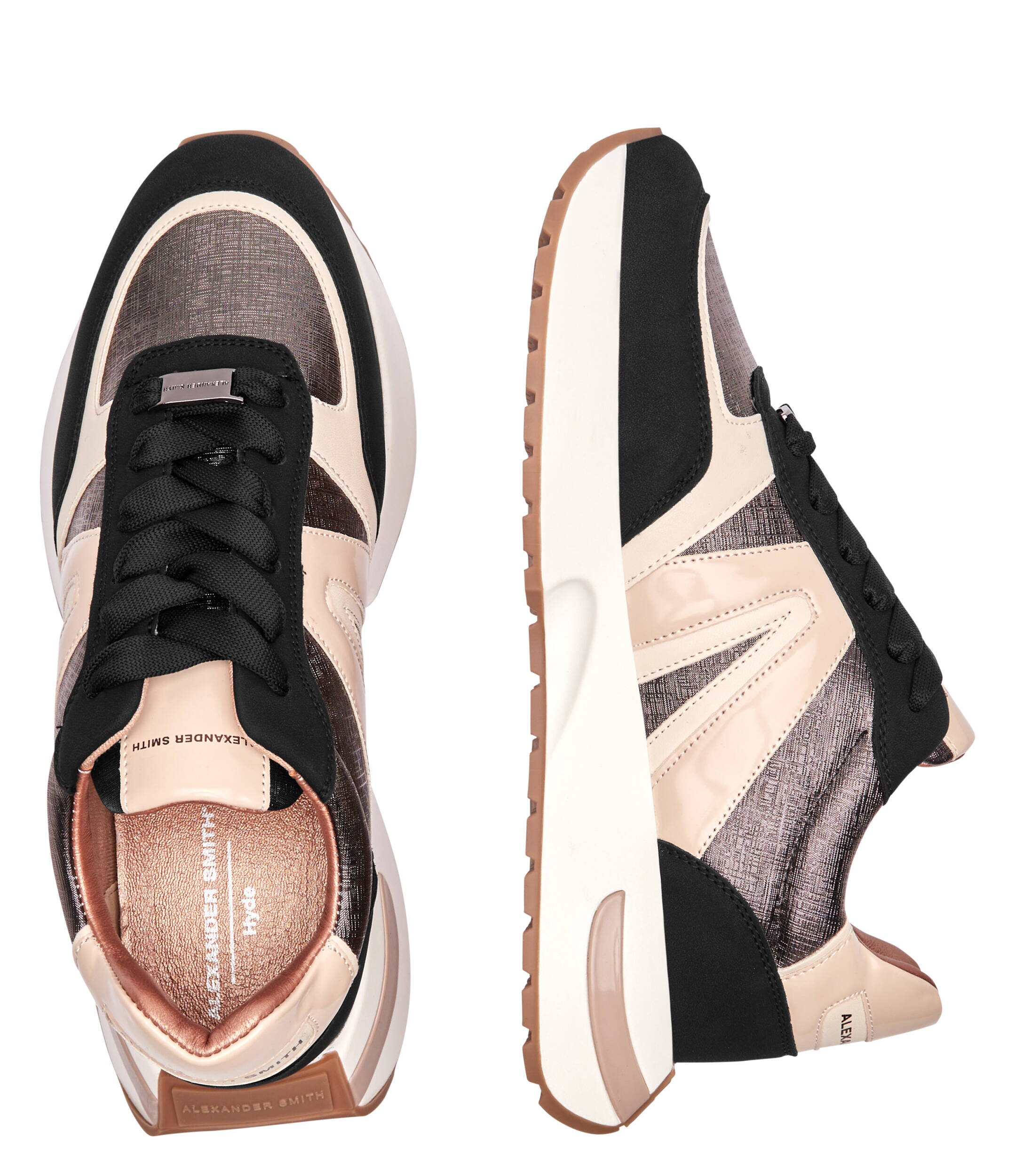 Alexander Smith Sneakers Hyde cu adaos de piele