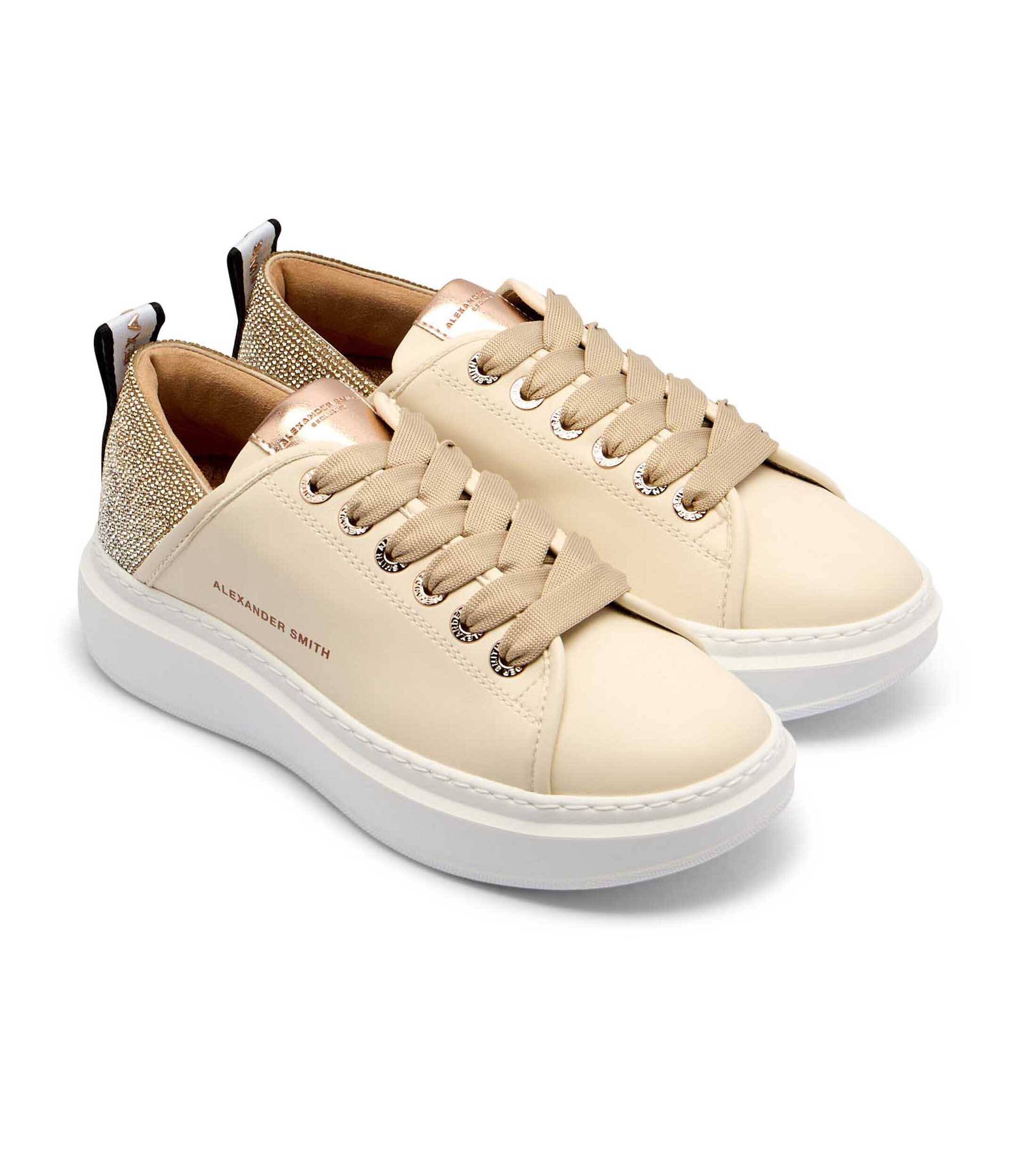 Alexander Smith Sneakers Wembley cu adaos de piele