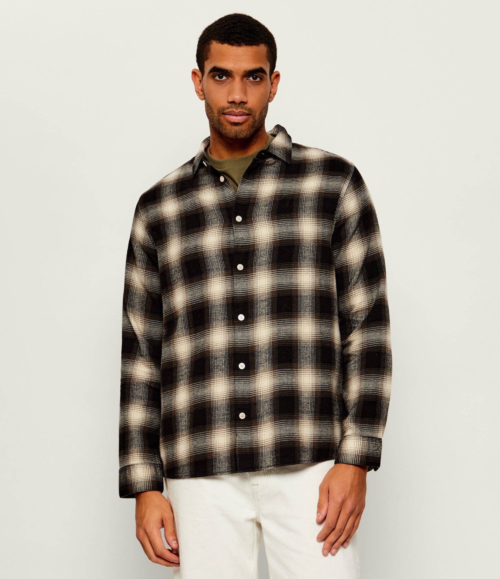 AllSaints Cămașă Baseline | Relaxed fit