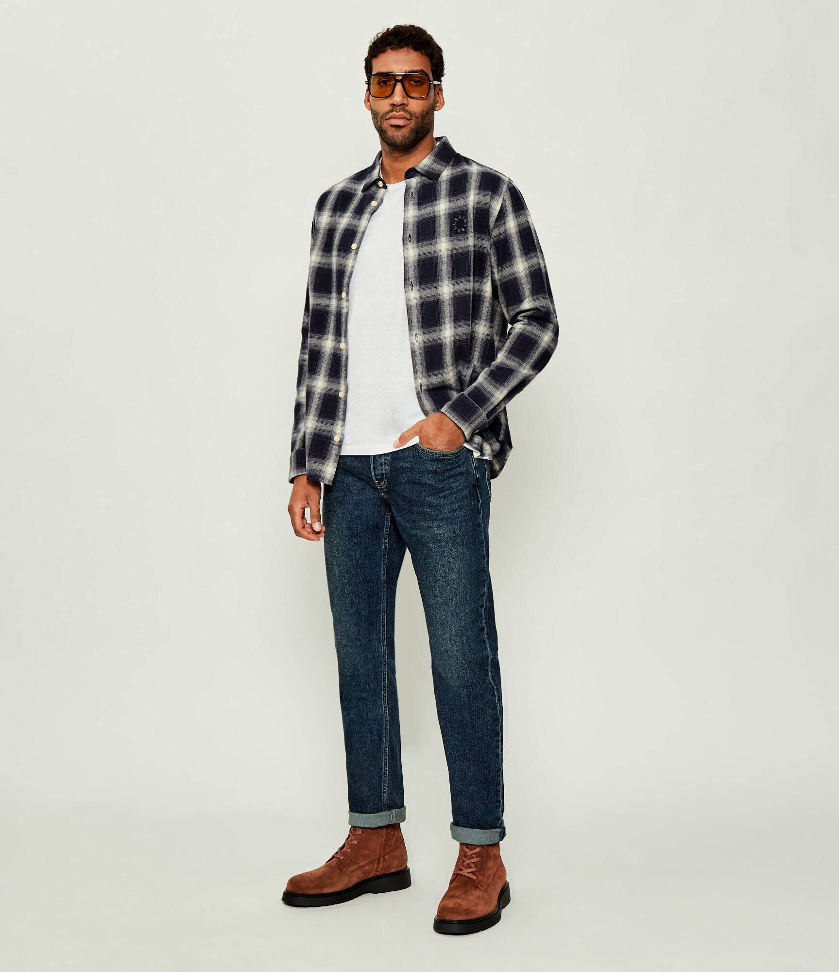 AllSaints Cămașă HAVEN CHECK | Loose fit