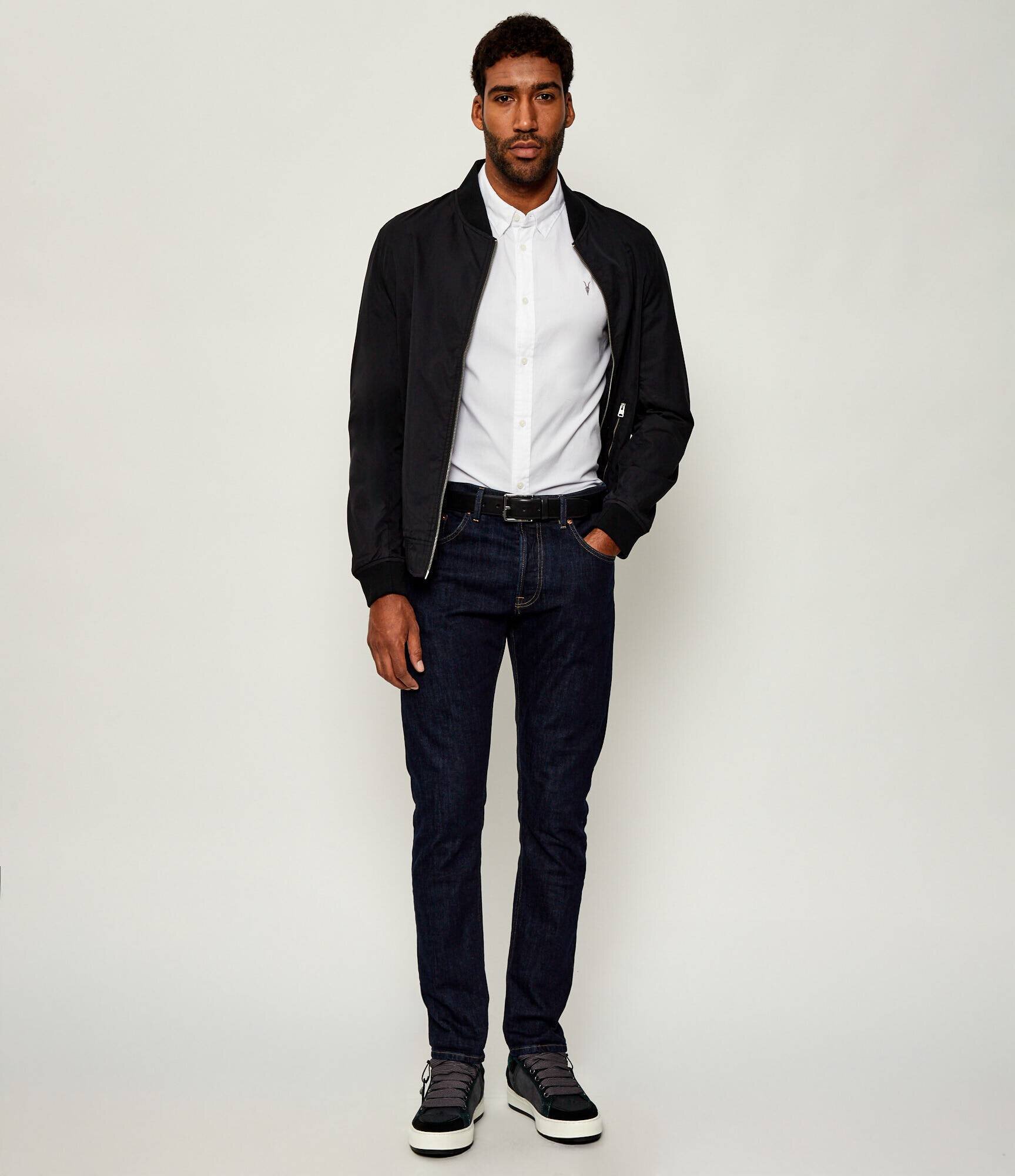 AllSaints Cămașă HAWTHORNE | Slim Fit | stretch