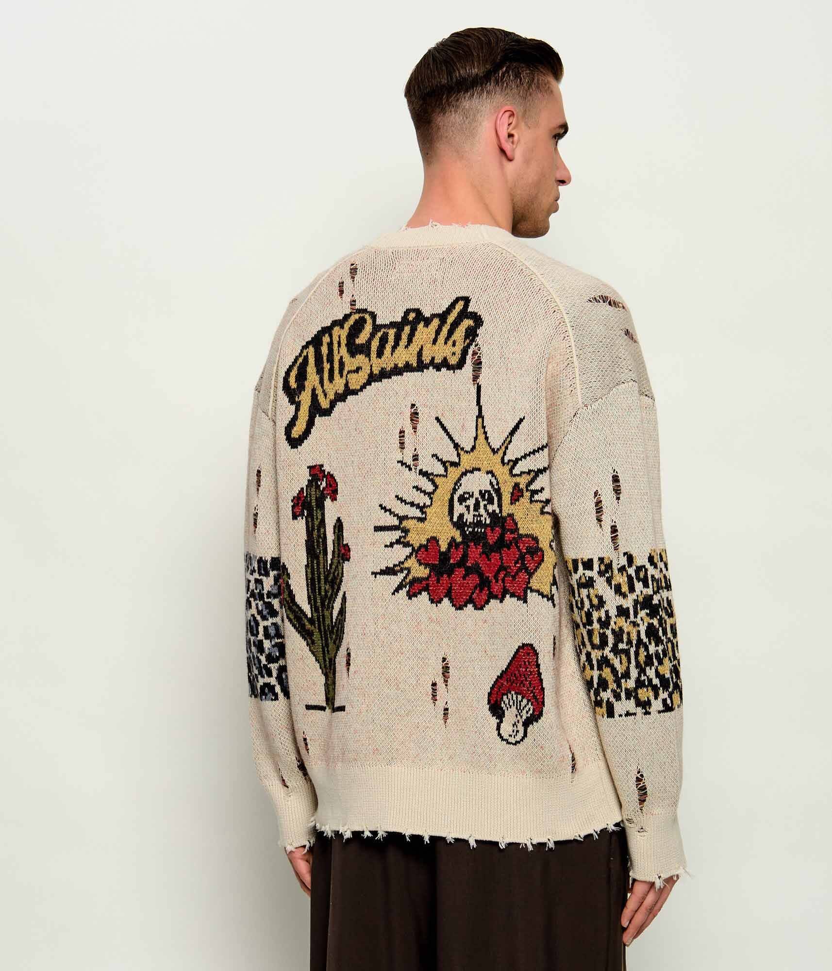 AllSaints Cardigan FOXX | Oversize fit cu adaos de lână