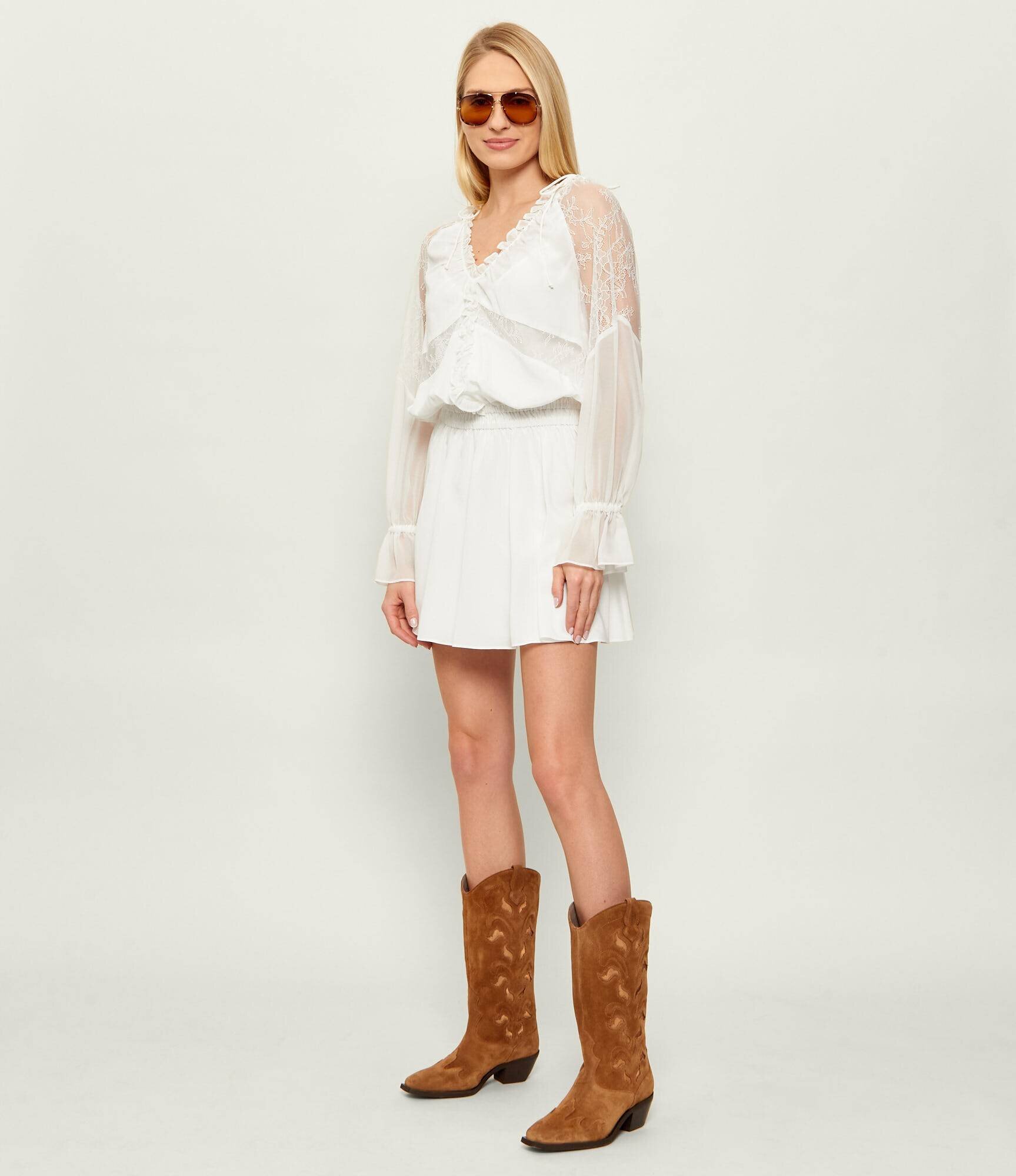 AllSaints Cizme cowboy DOLLY | piele întoarsă