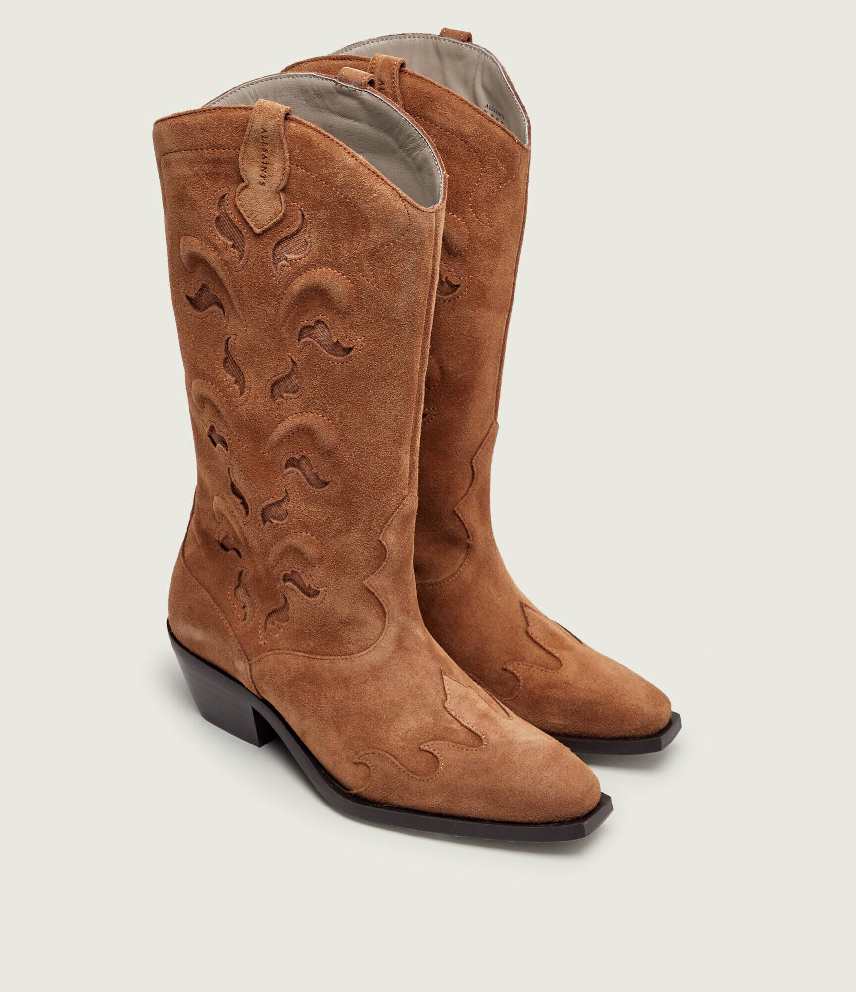 AllSaints Cizme cowboy DOLLY | piele întoarsă