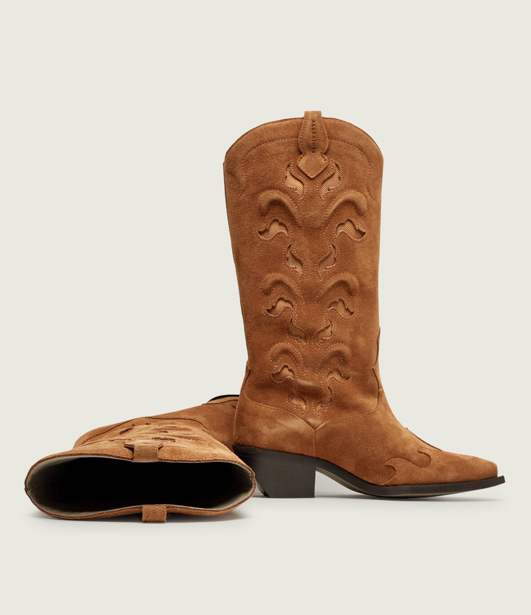 AllSaints Cizme cowboy DOLLY | piele întoarsă
