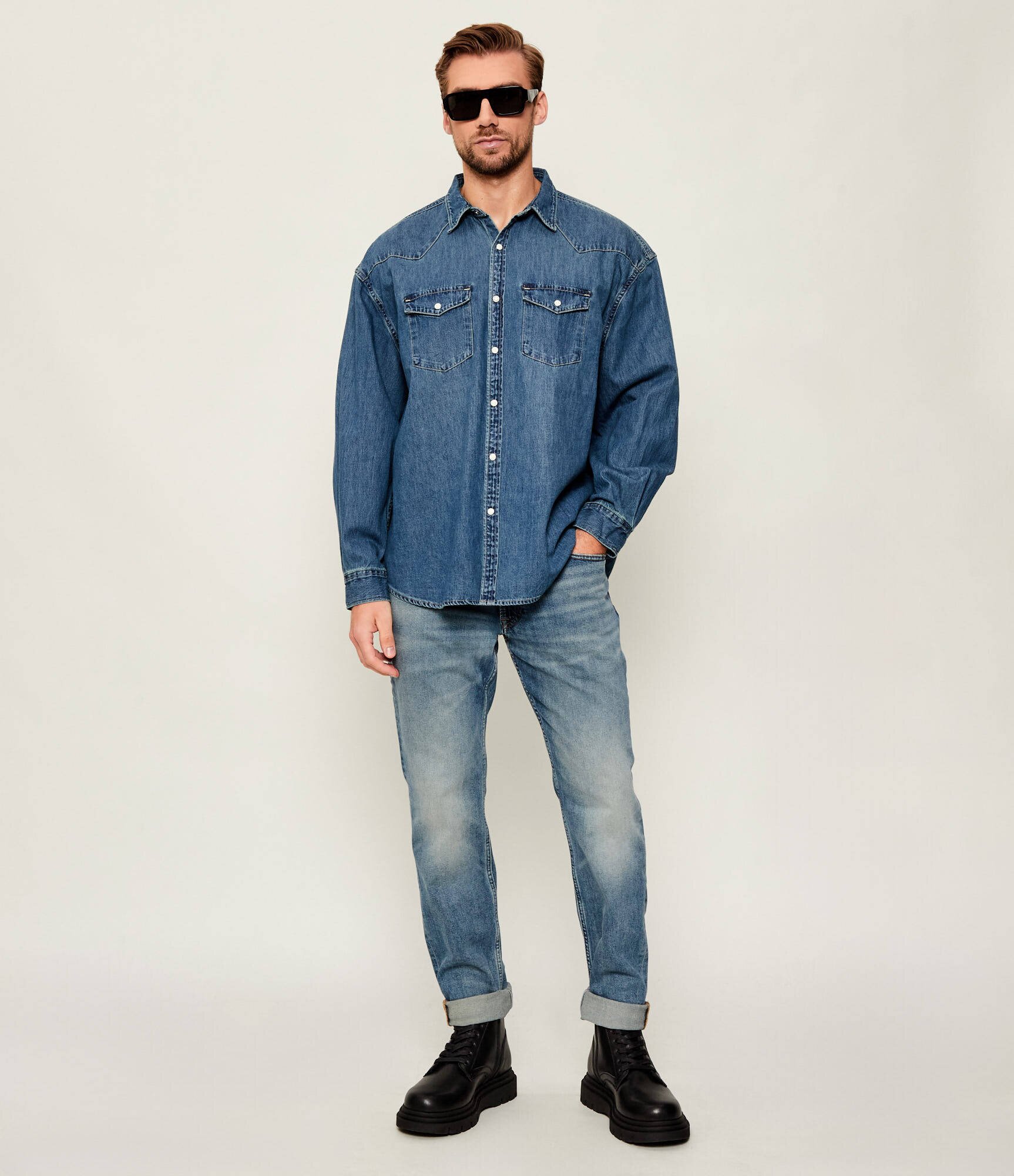 AllSaints De blugi cămașă FENTON | Relaxed fit