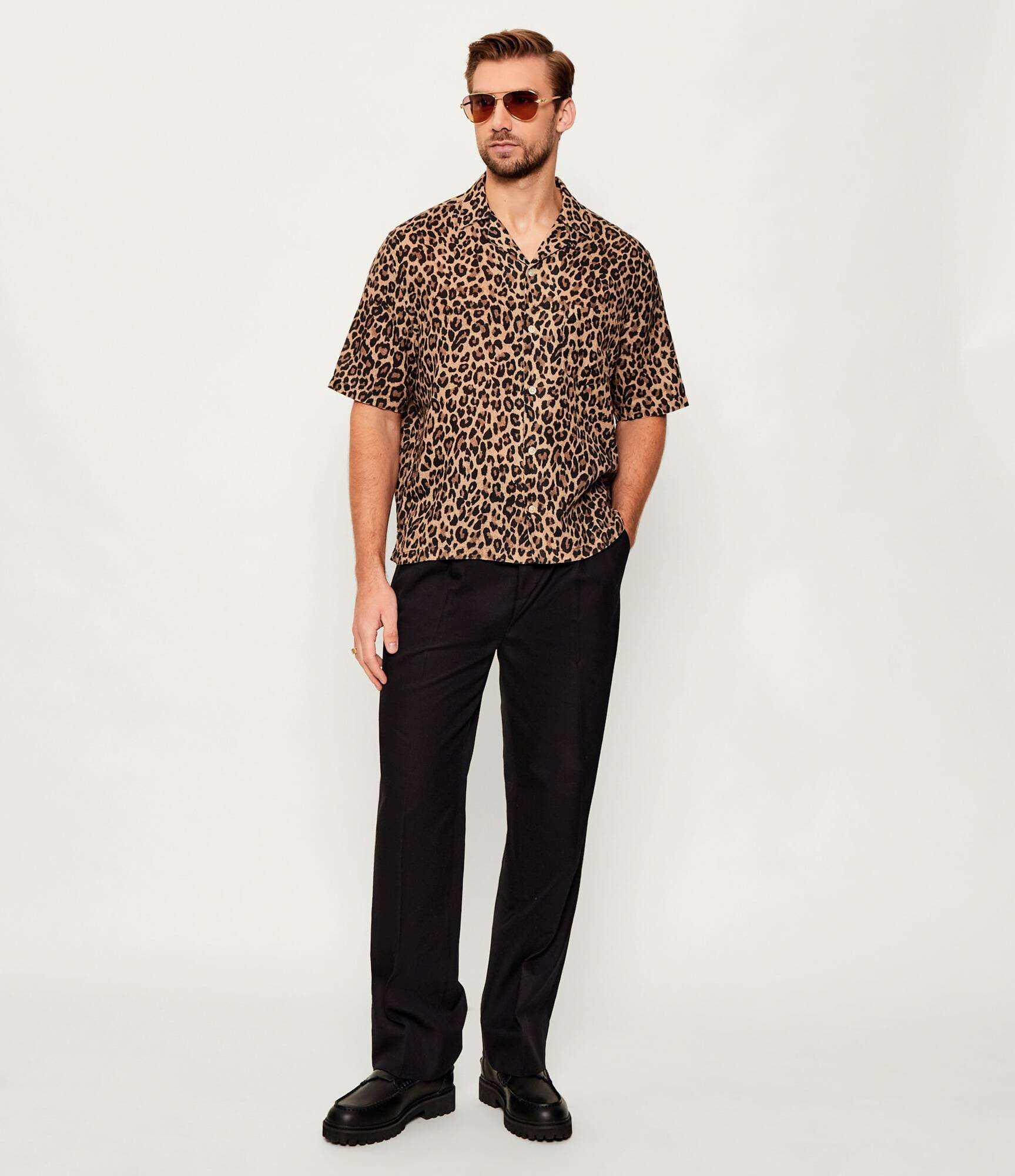 AllSaints De in cămașă LEOPARDONE | Loose fit