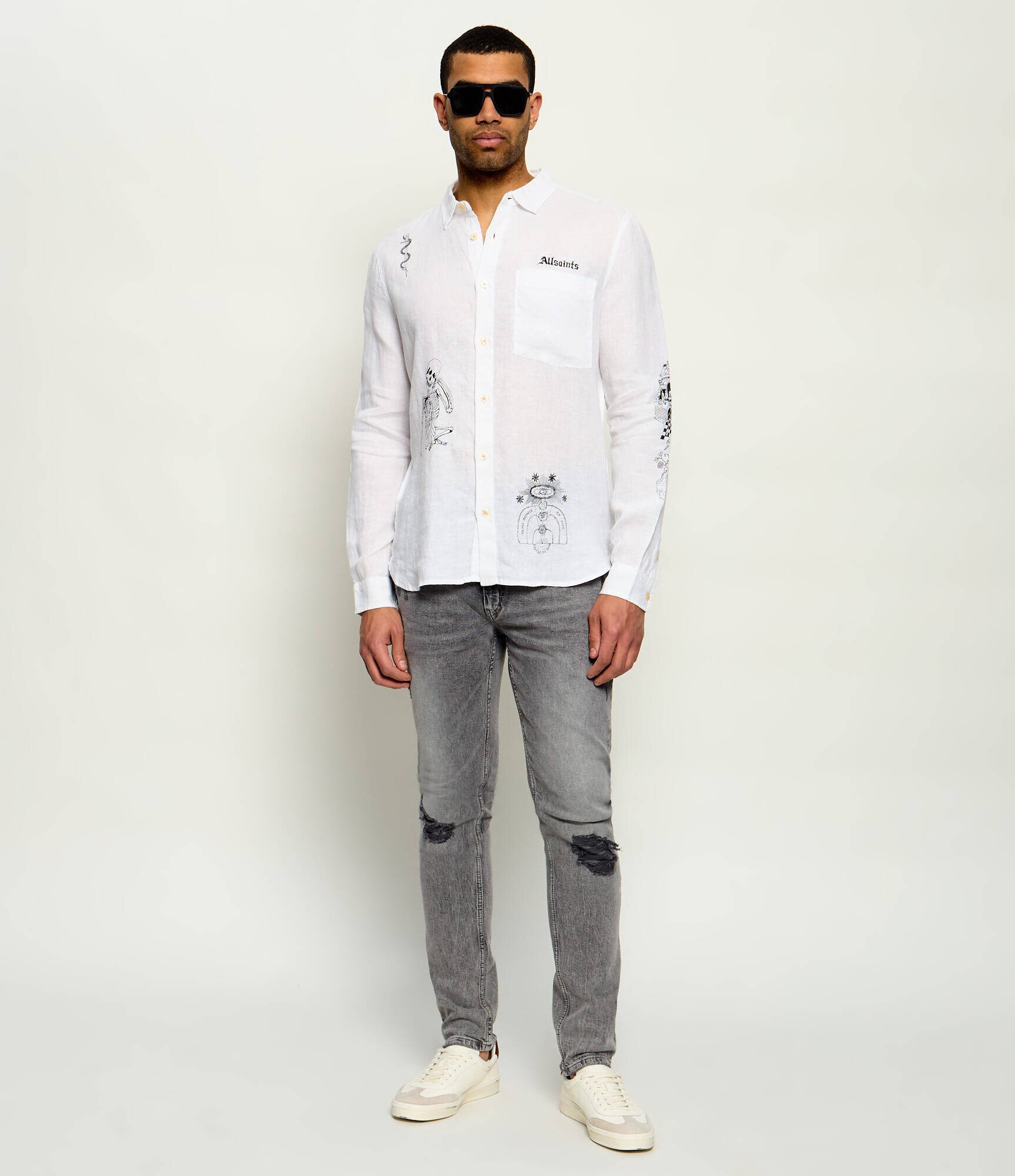 AllSaints De in cămașă TERROR | Relaxed fit