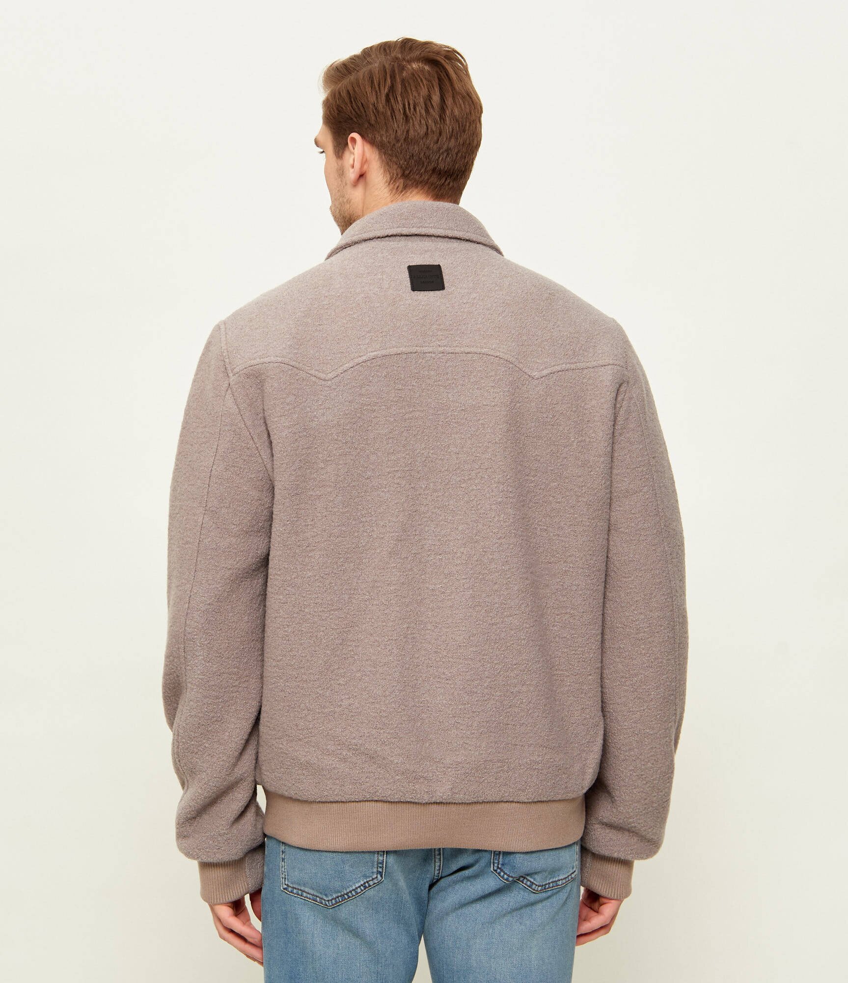 AllSaints De lână geacă ROYCE | Relaxed fit