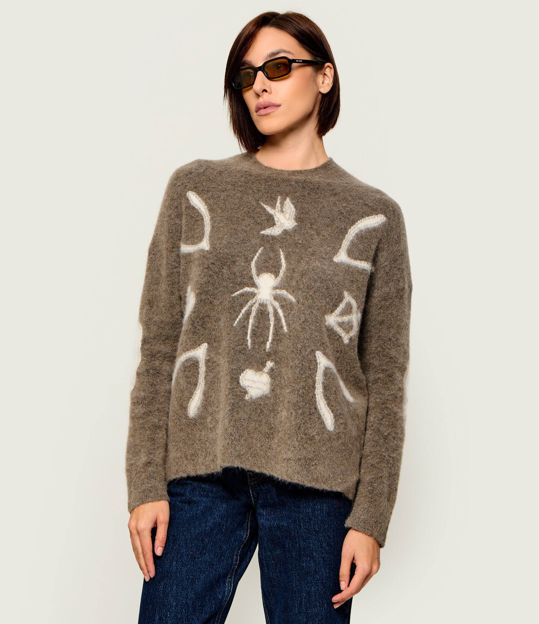 AllSaints De lână pulover Charm | Loose fit