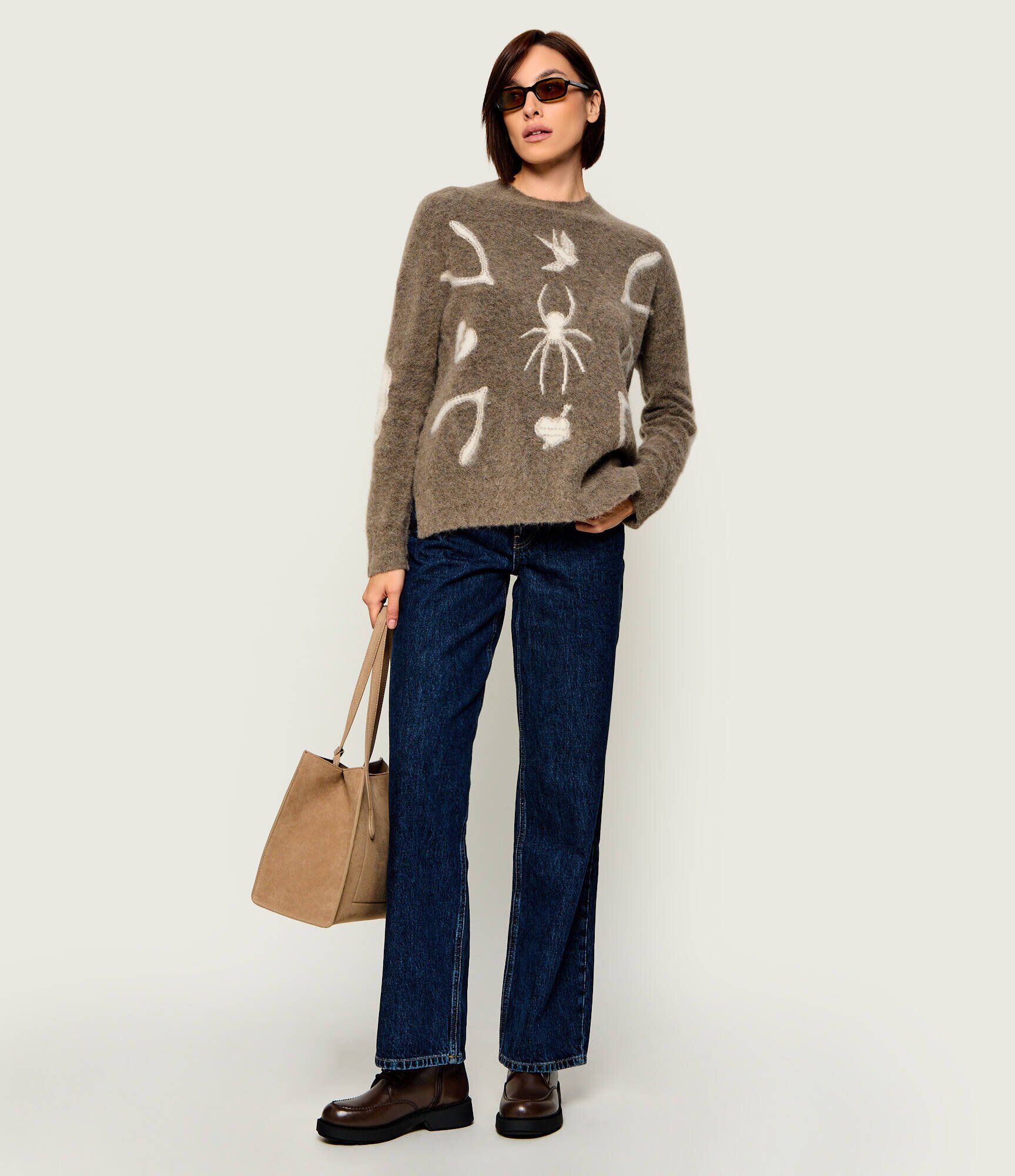 AllSaints De lână pulover Charm | Loose fit