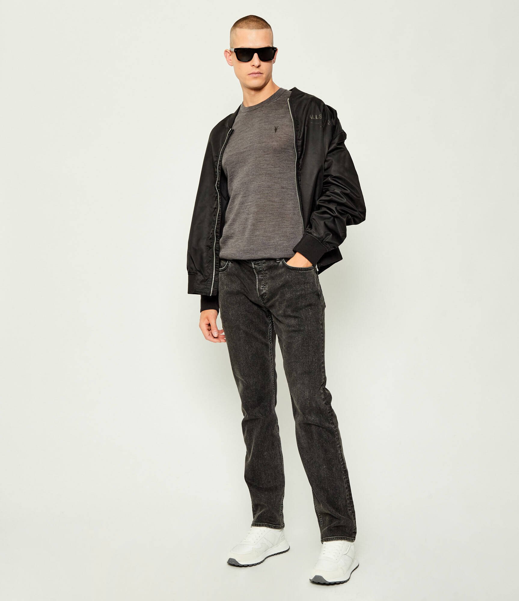 AllSaints De lână pulover MODE | Slim Fit
