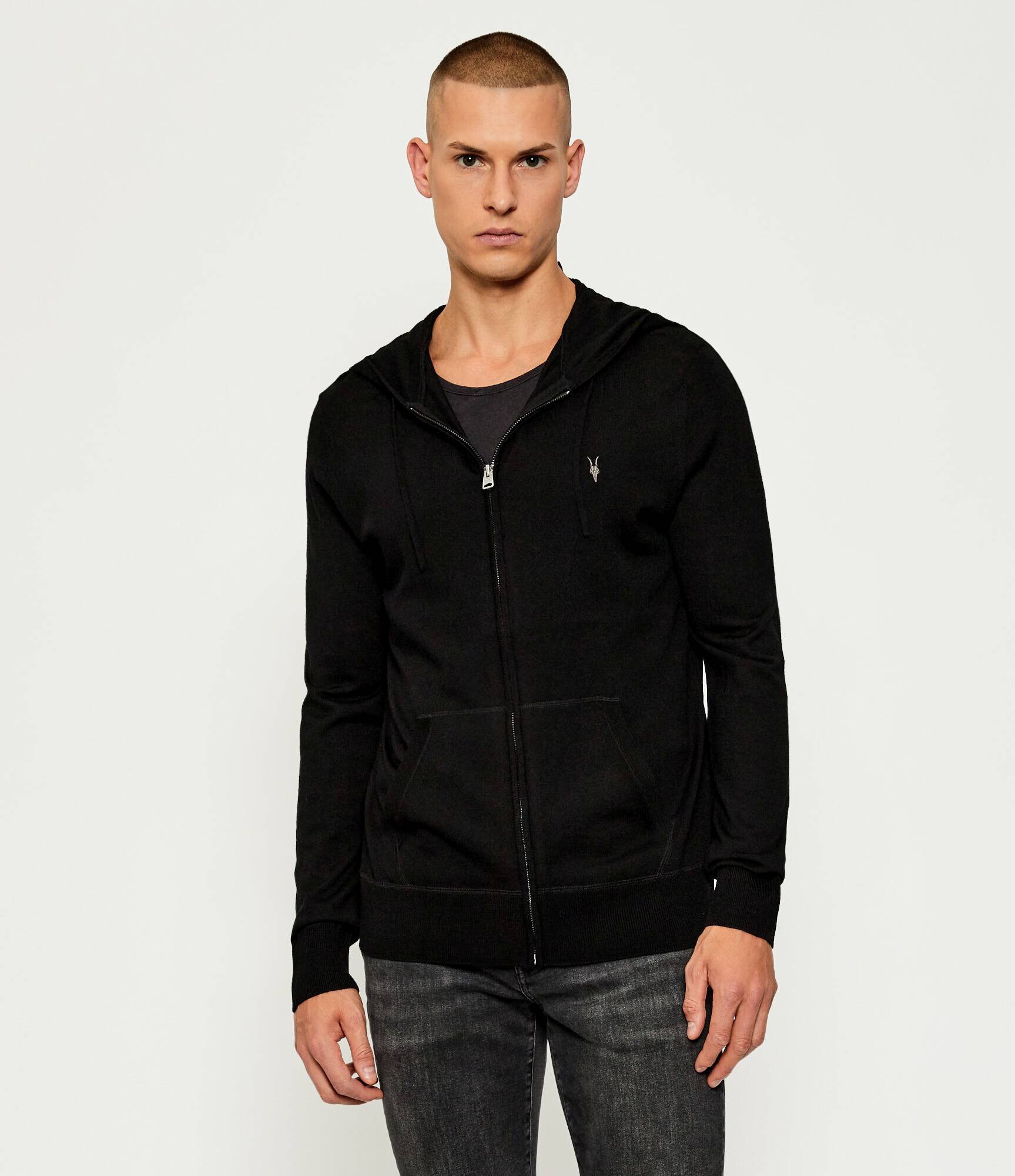 AllSaints De lână pulover Mode | Slim Fit
