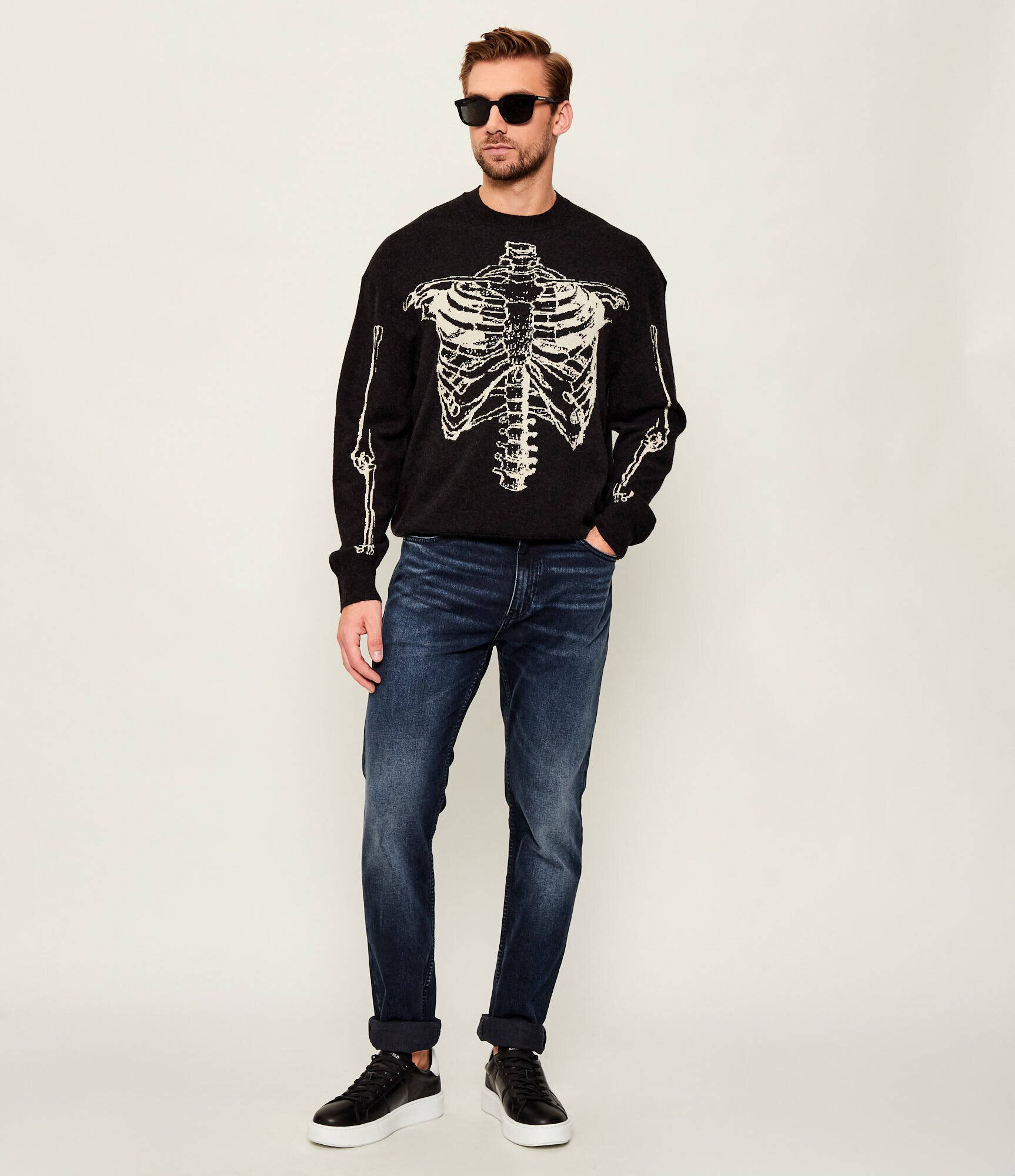 AllSaints De lână pulover SKELLI | Oversize fit