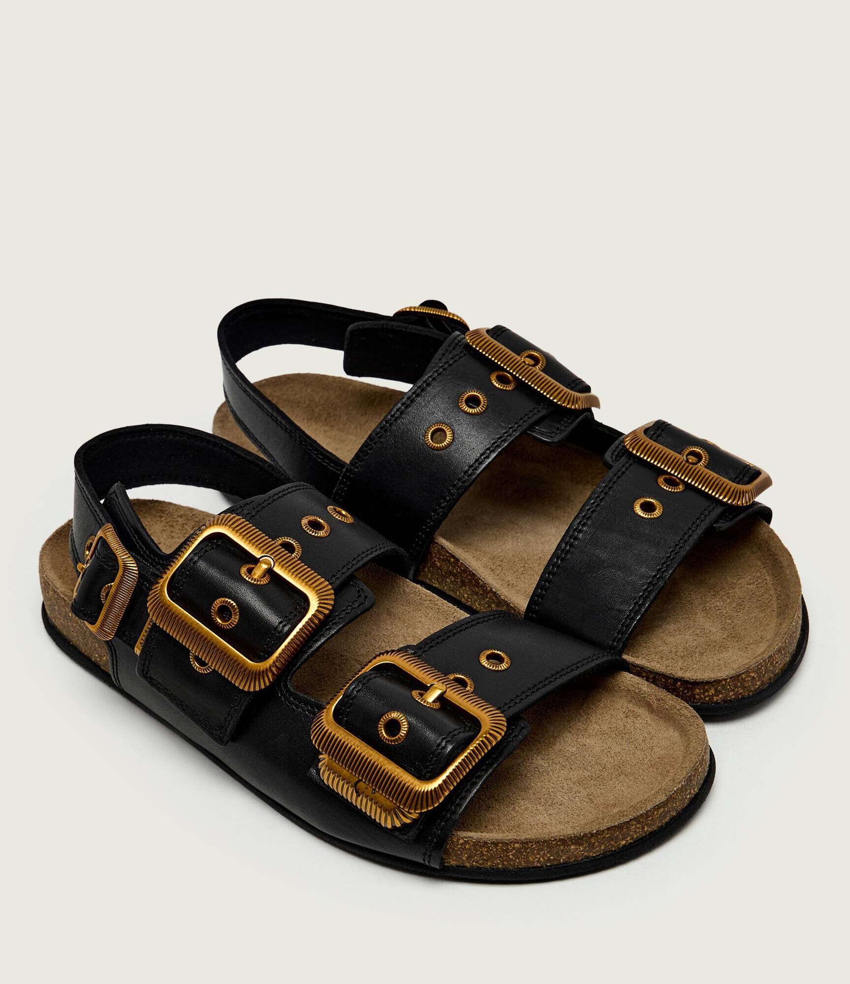 AllSaints De piele sandale STAFFA