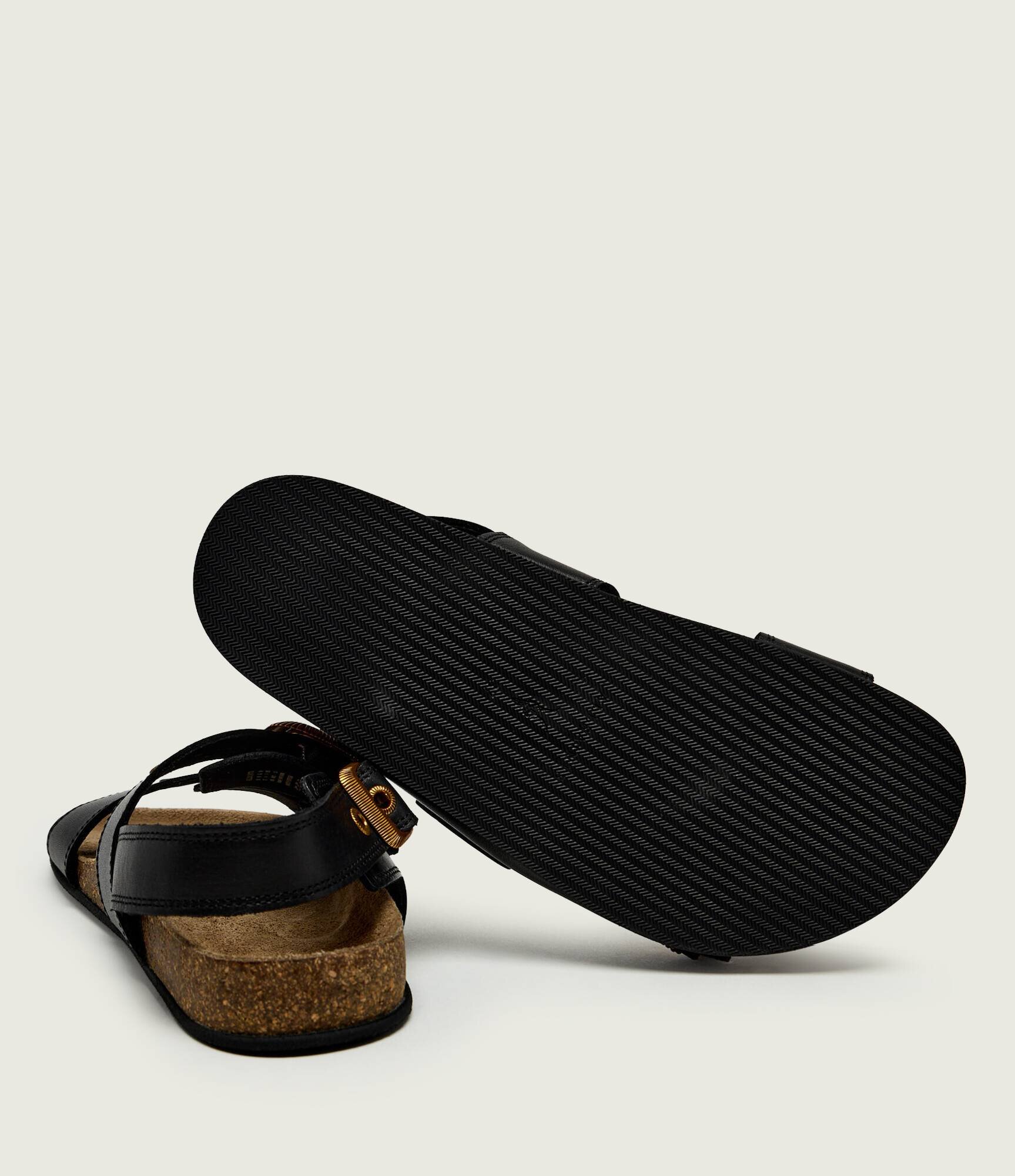 AllSaints De piele sandale STAFFA