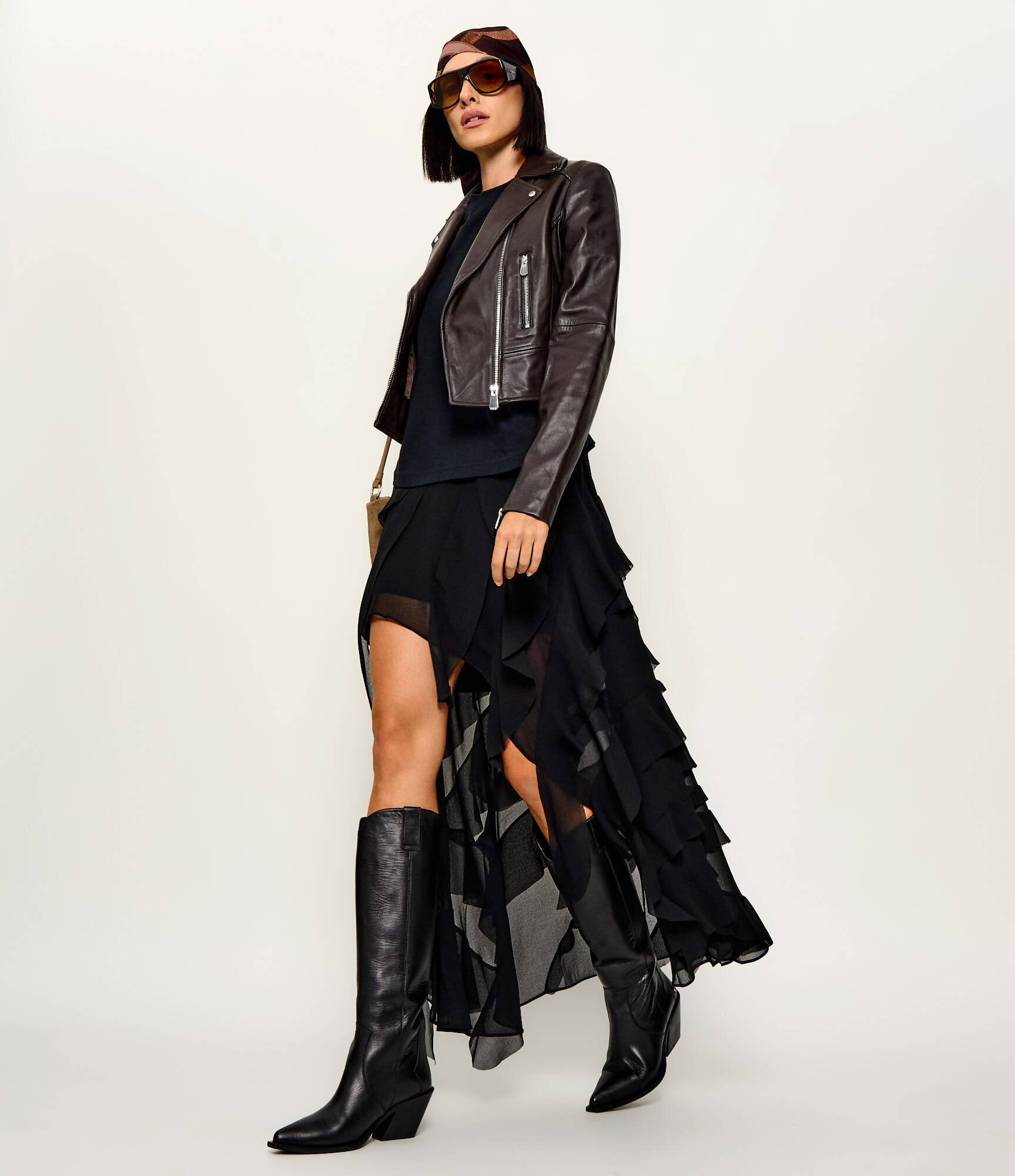 AllSaints Fustă Melody Frill