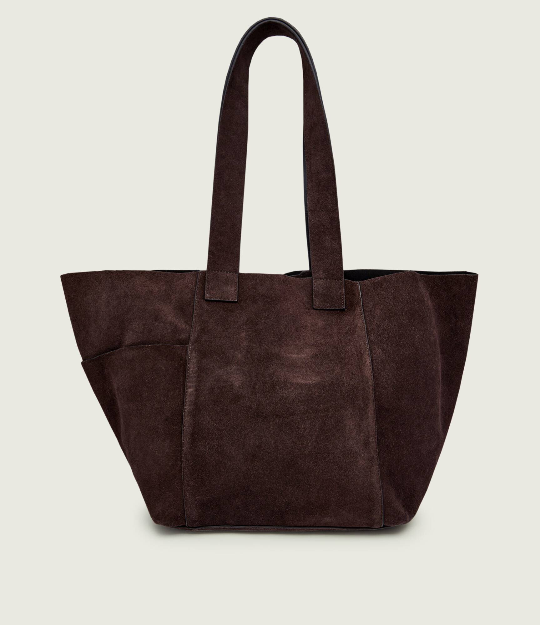 AllSaints Geantă shopper ALBA | piele întoarsă