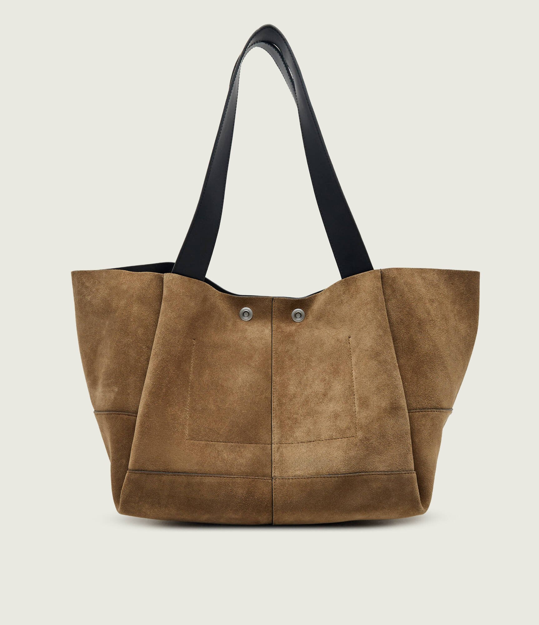AllSaints Geantă shopper Rosalie | piele întoarsă