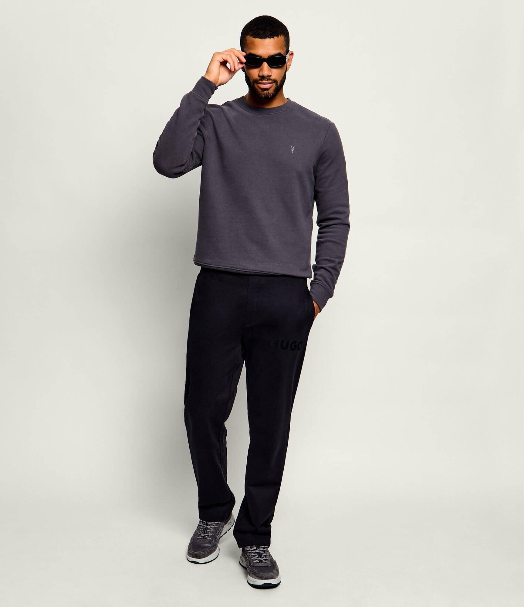 AllSaints Hanorac Raven | Slim Fit