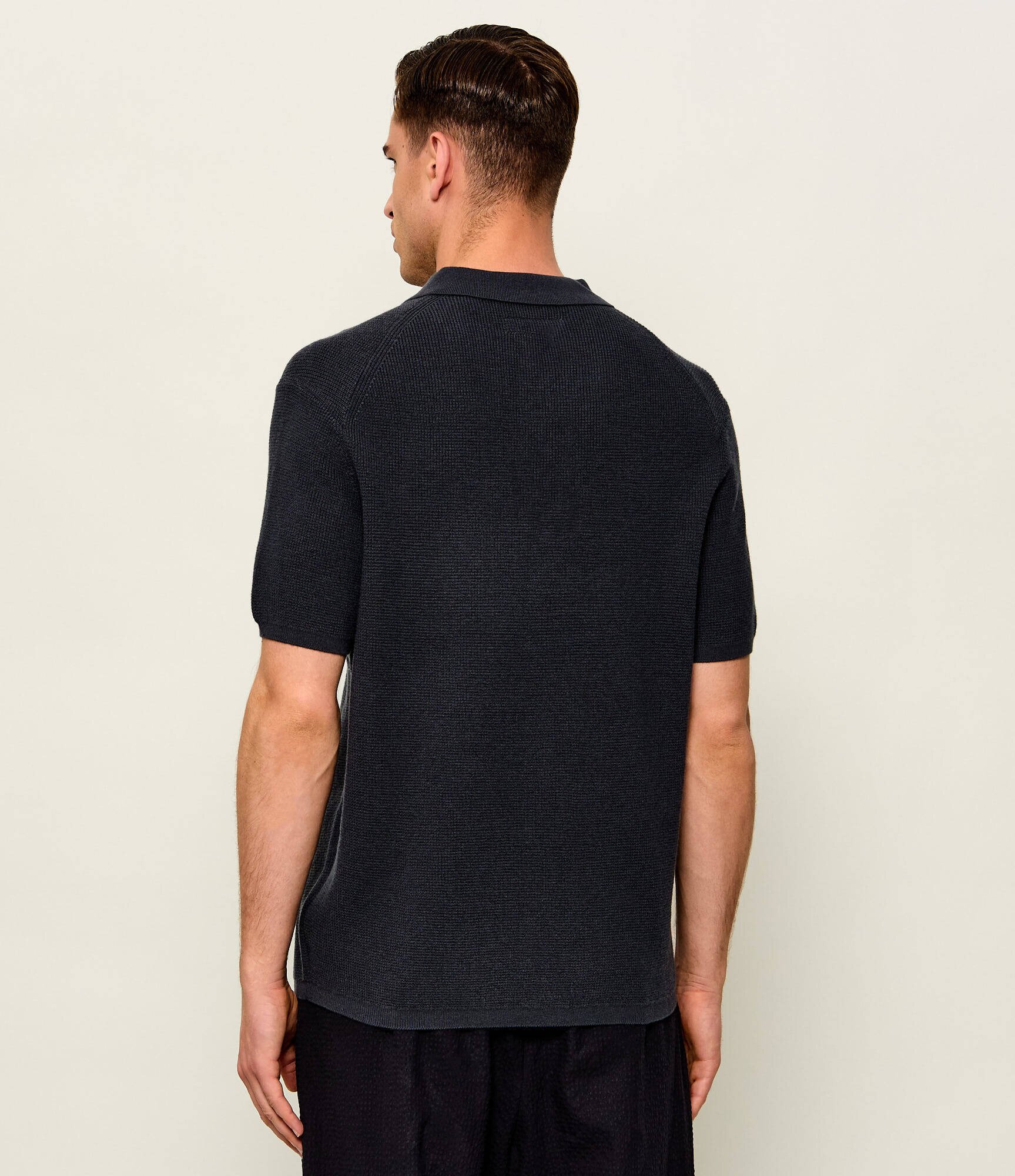 AllSaints Polo ASPEN | regular fit cu adaos de lână
