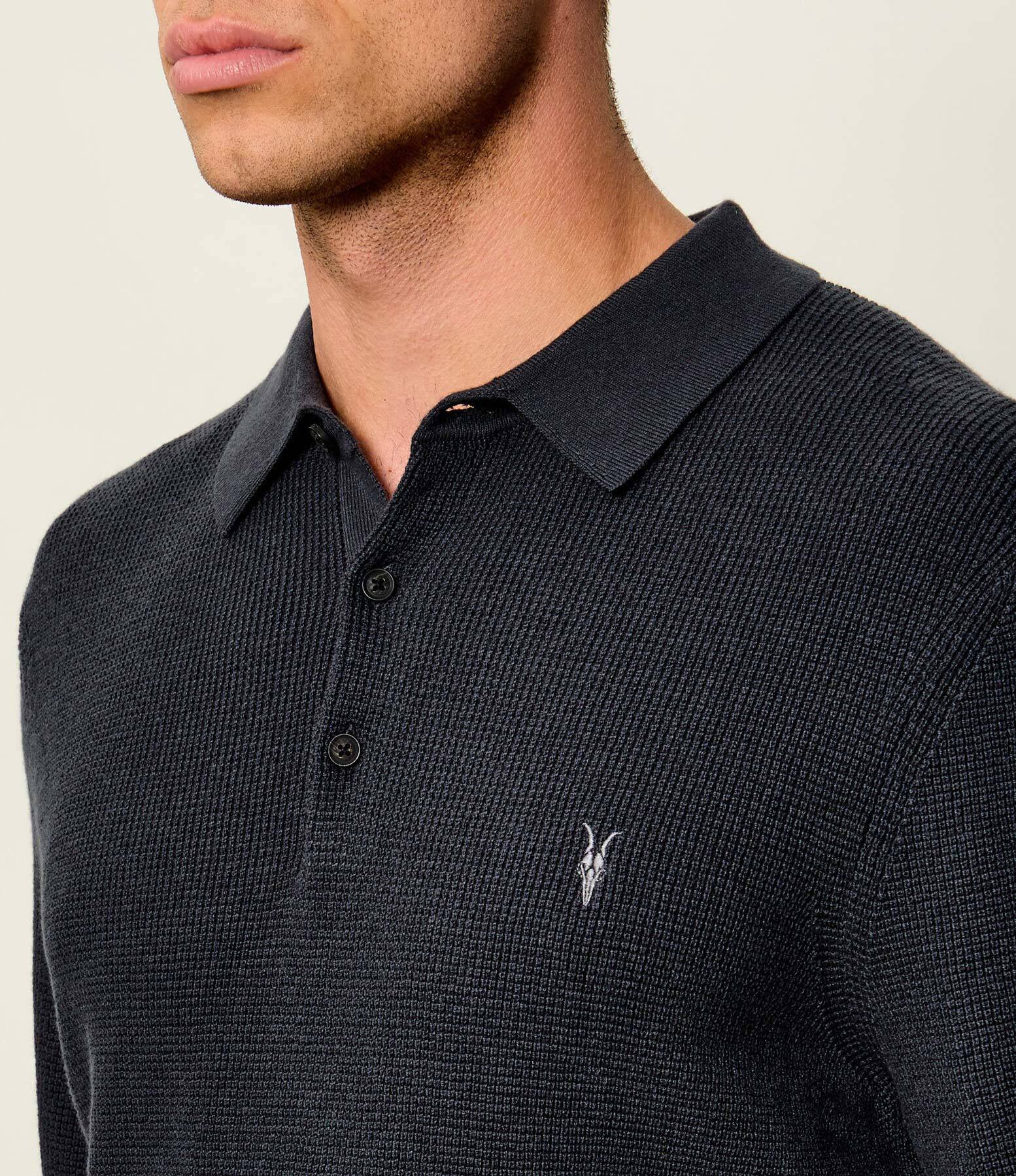 AllSaints Polo ASPEN | regular fit cu adaos de lână