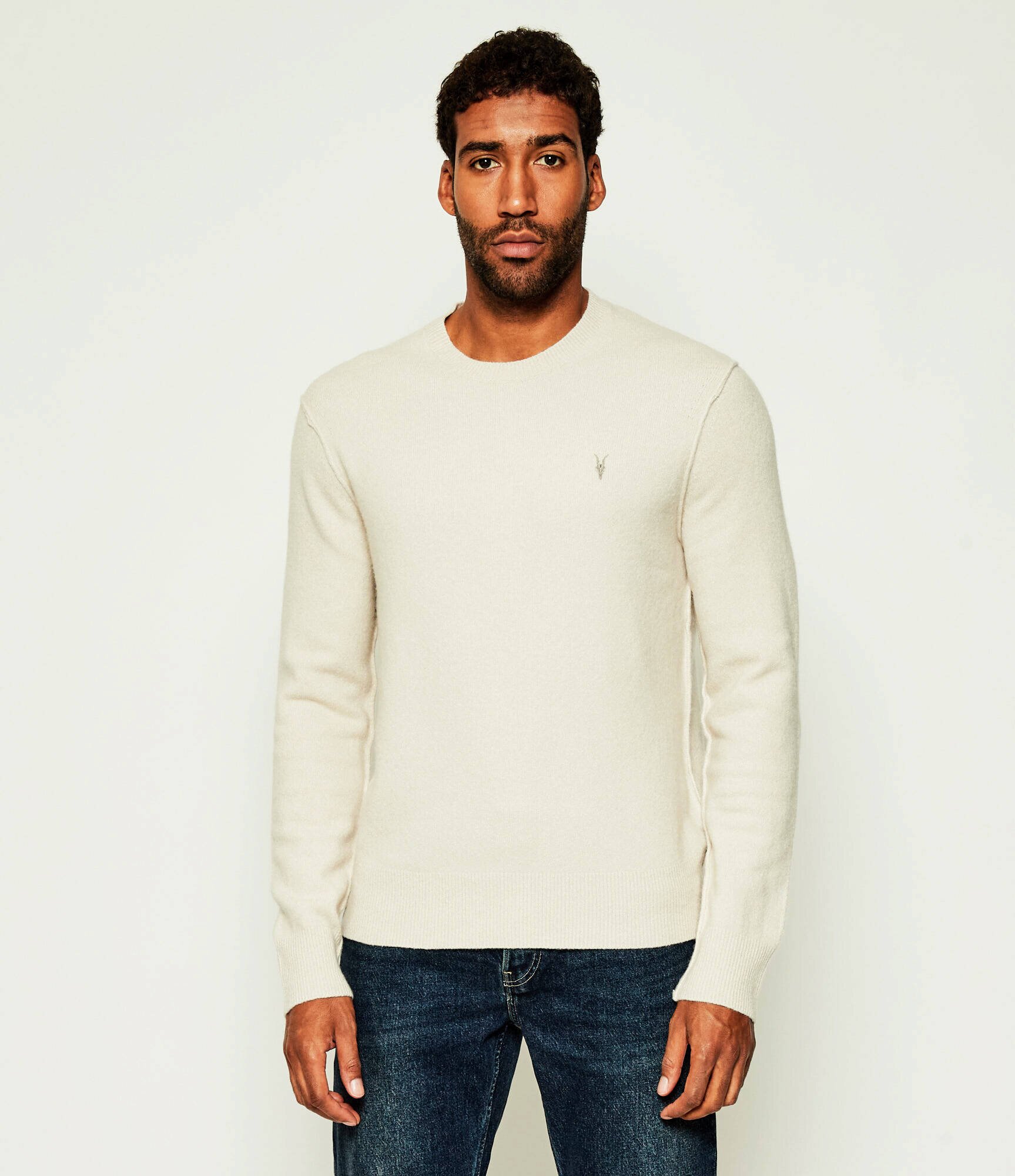 AllSaints Pulover STATTEN | regular fit cu adaos de lână
