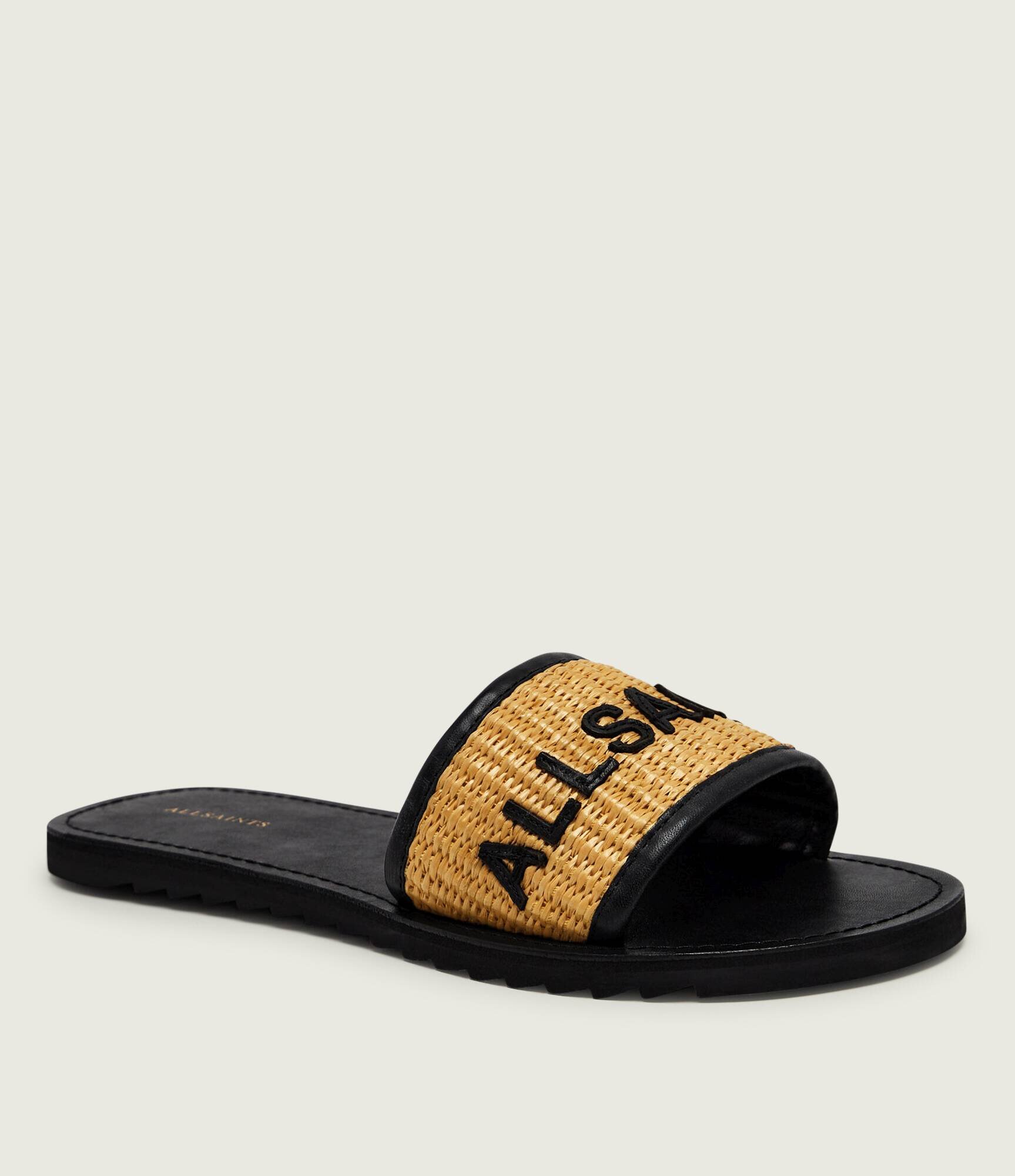 AllSaints Șlapi HOXTON cu adaos de piele