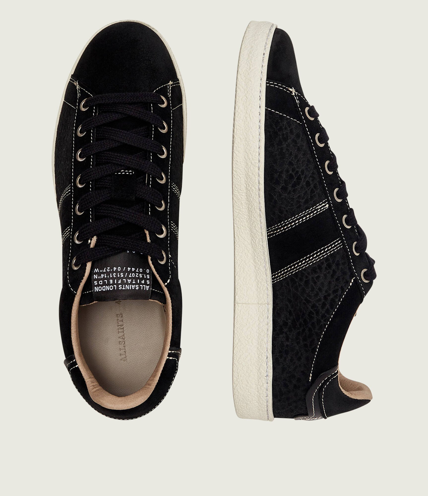 AllSaints Sneakers Leon | piele întoarsă