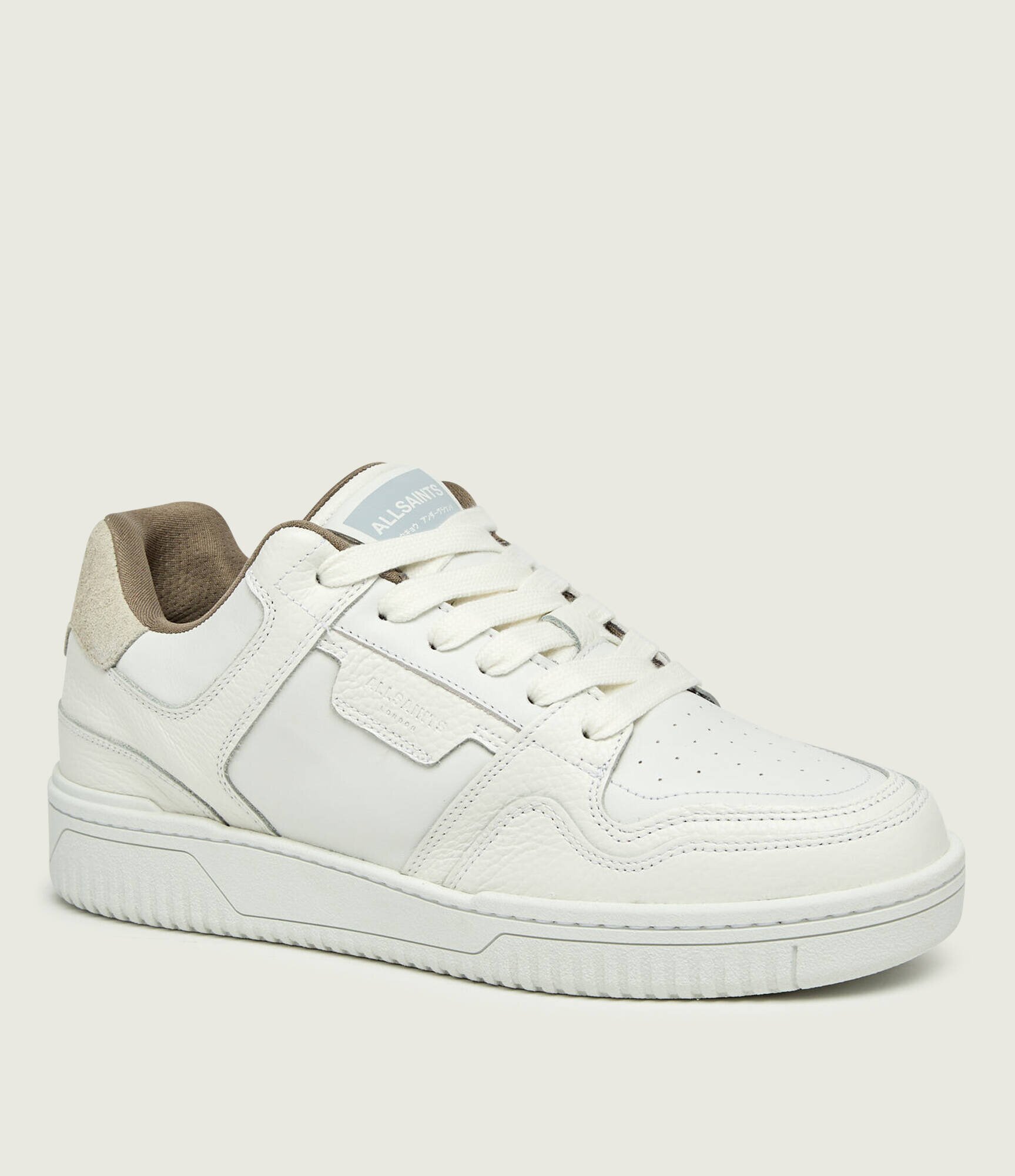 AllSaints Teniși din piele REGAN PLUS LOW top | piele întoarsă