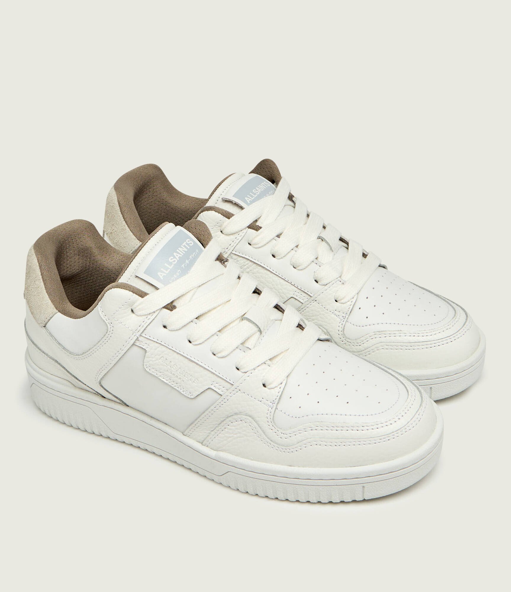 AllSaints Teniși din piele REGAN PLUS LOW top | piele întoarsă