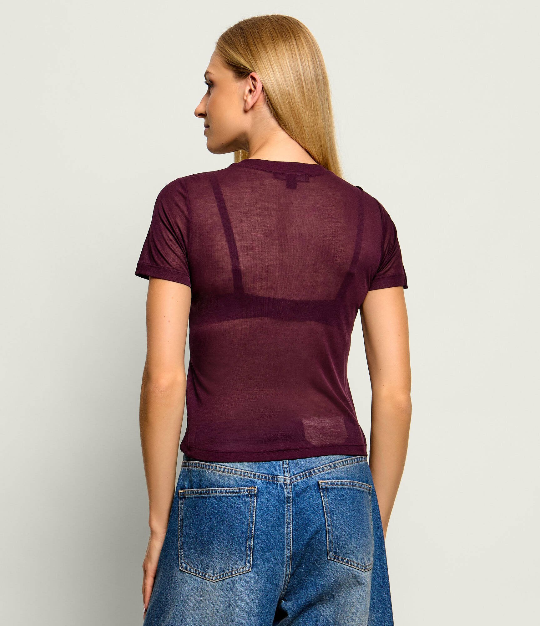 AllSaints Tricou Athea Sheer | Slim Fit