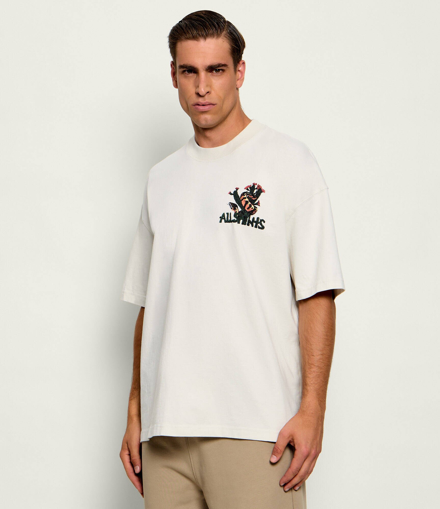 AllSaints Tricou Cacti | Oversize fit