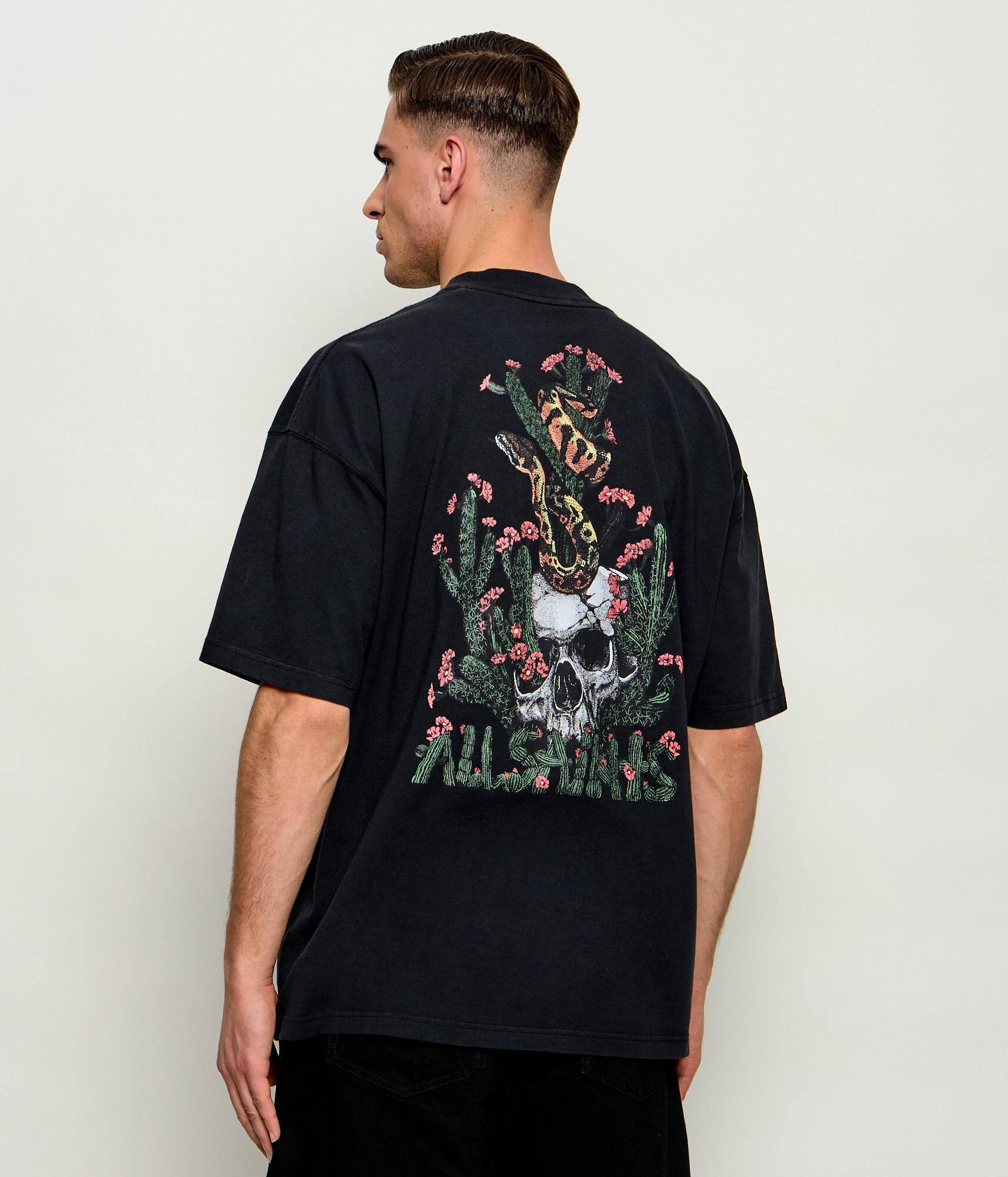AllSaints Tricou Cacti | Oversize fit